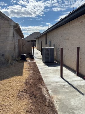 Concrete Sidewalk And Footer