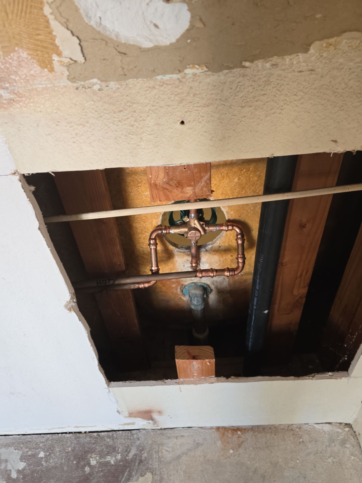 Installation of Bathtub, Fixtures, Washer & Dryer Water Lines, and New Piping by Us Plumbing