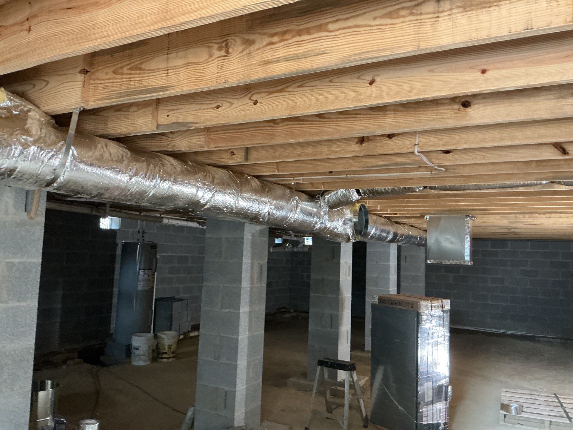 HVAC install for new construction by Elemental Heating and air conditioning LLC