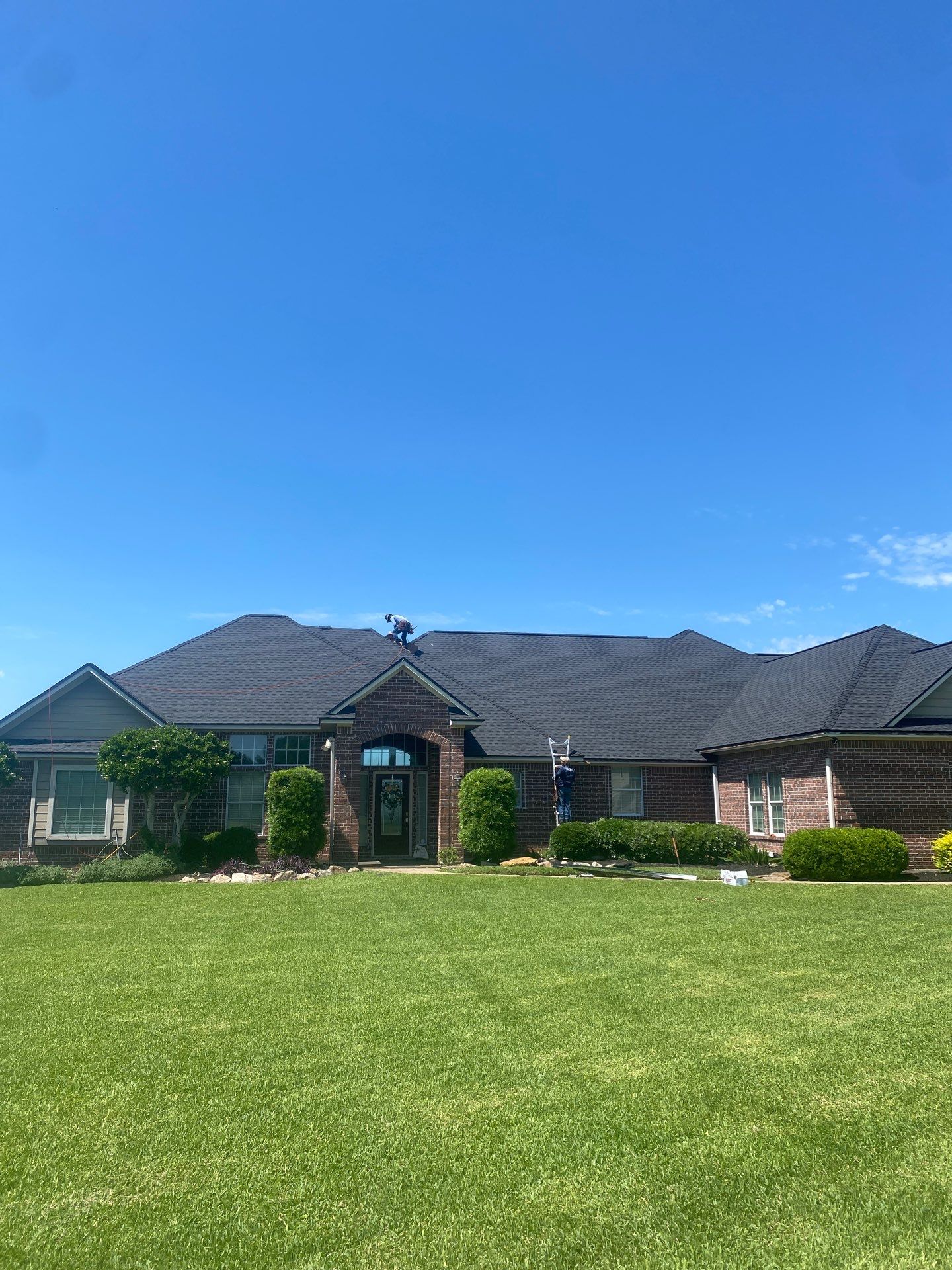 Residential Roof Replacement using GAF HDZ - Charcoal shingles by Elite Roofing LLC