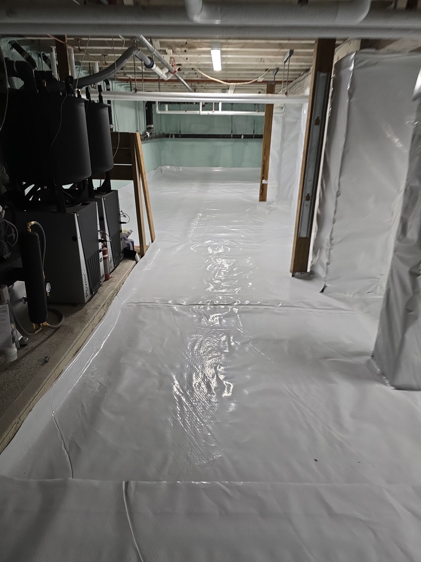Crawl Space Encapsulation using Closed Cell Spray Foam by NYS Foam & Energy