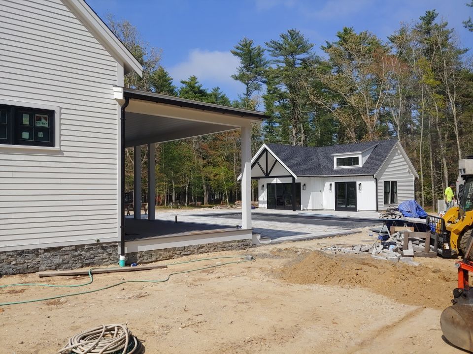 Gutter Installation using 6" Half Round Aluminum Gutter by Gutter Pro Enterprises