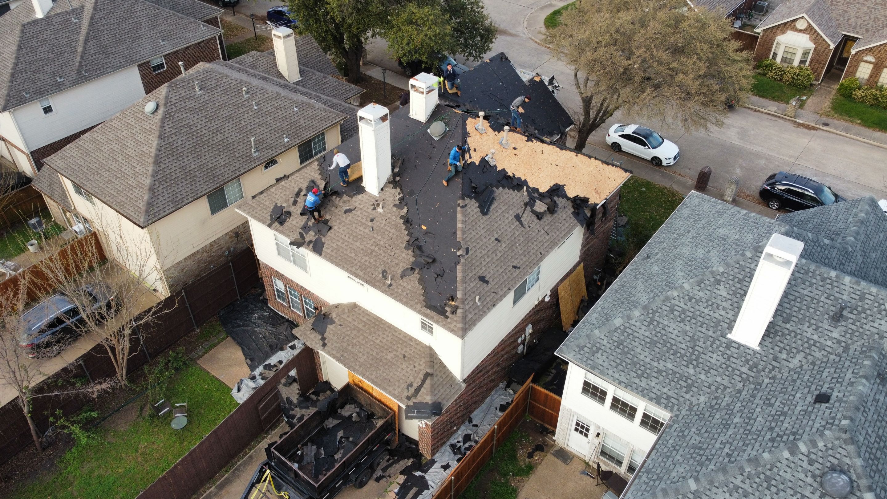 Project in Dallas by Zeus Exteriors