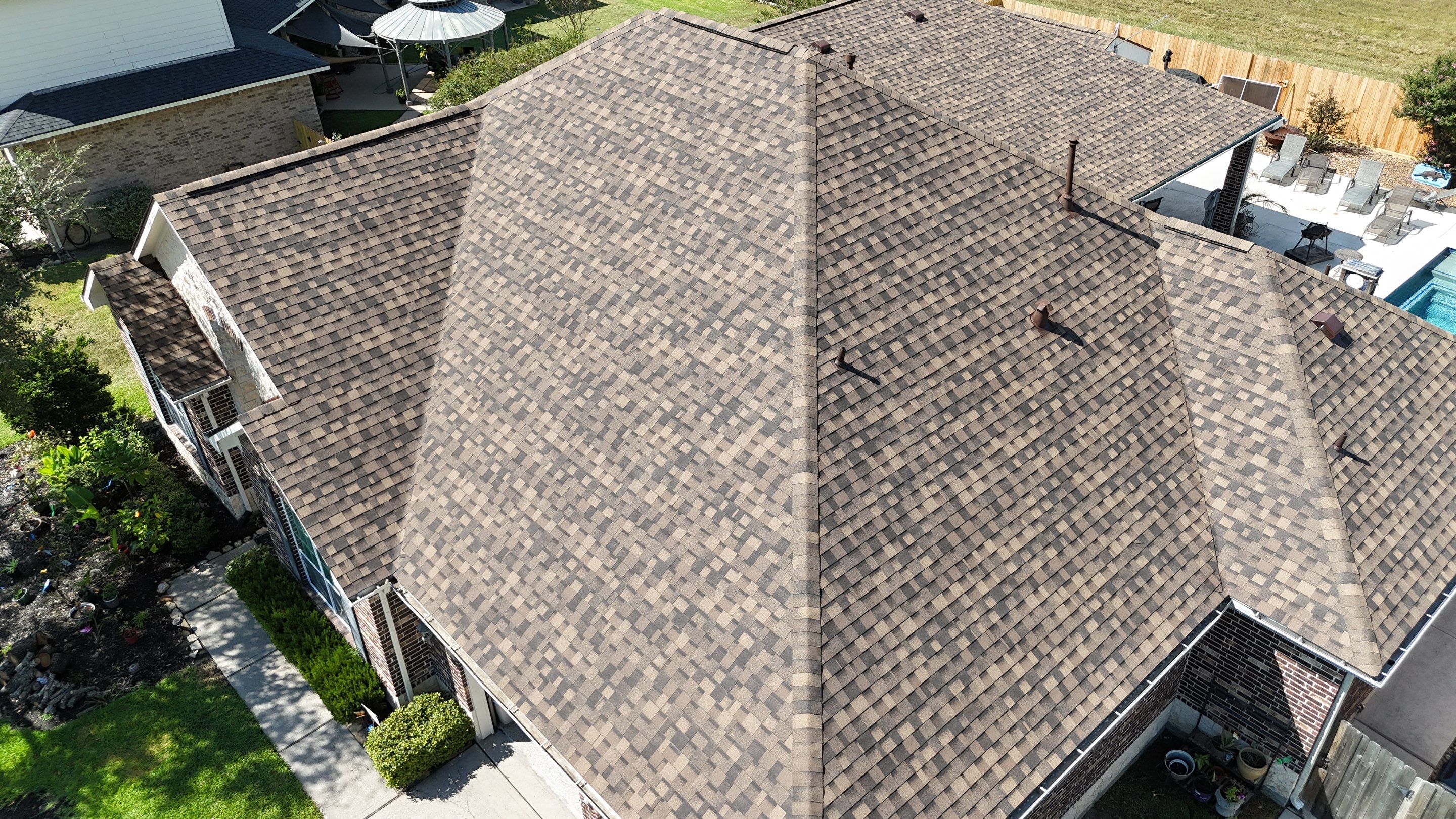 Residential Roofing Installation using IKO Dynasty by Core Four Roofing