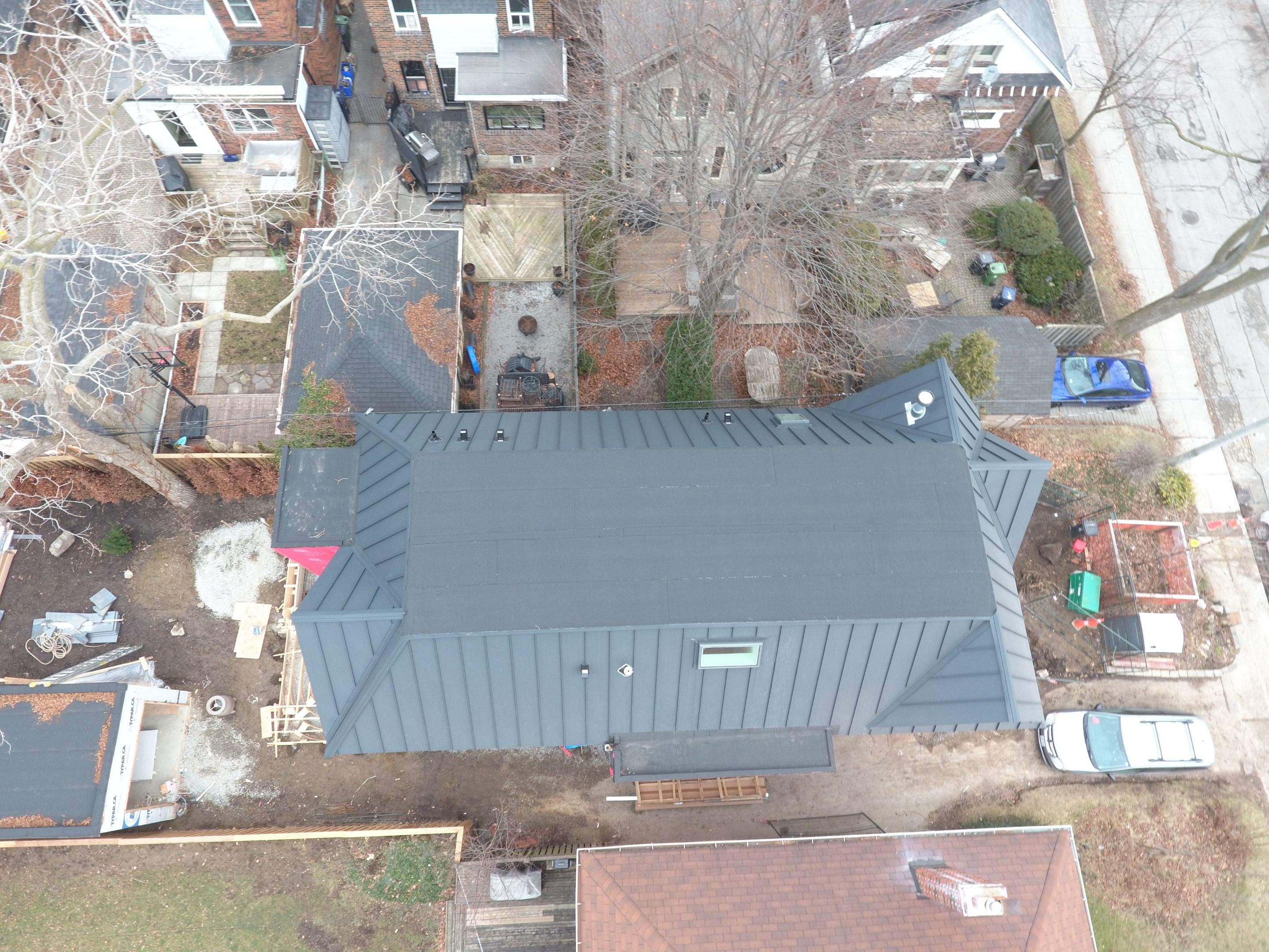 New Home Construction using 24 Ga Standing Seam Metal by Jay Carter Roofing & Sheet Metal