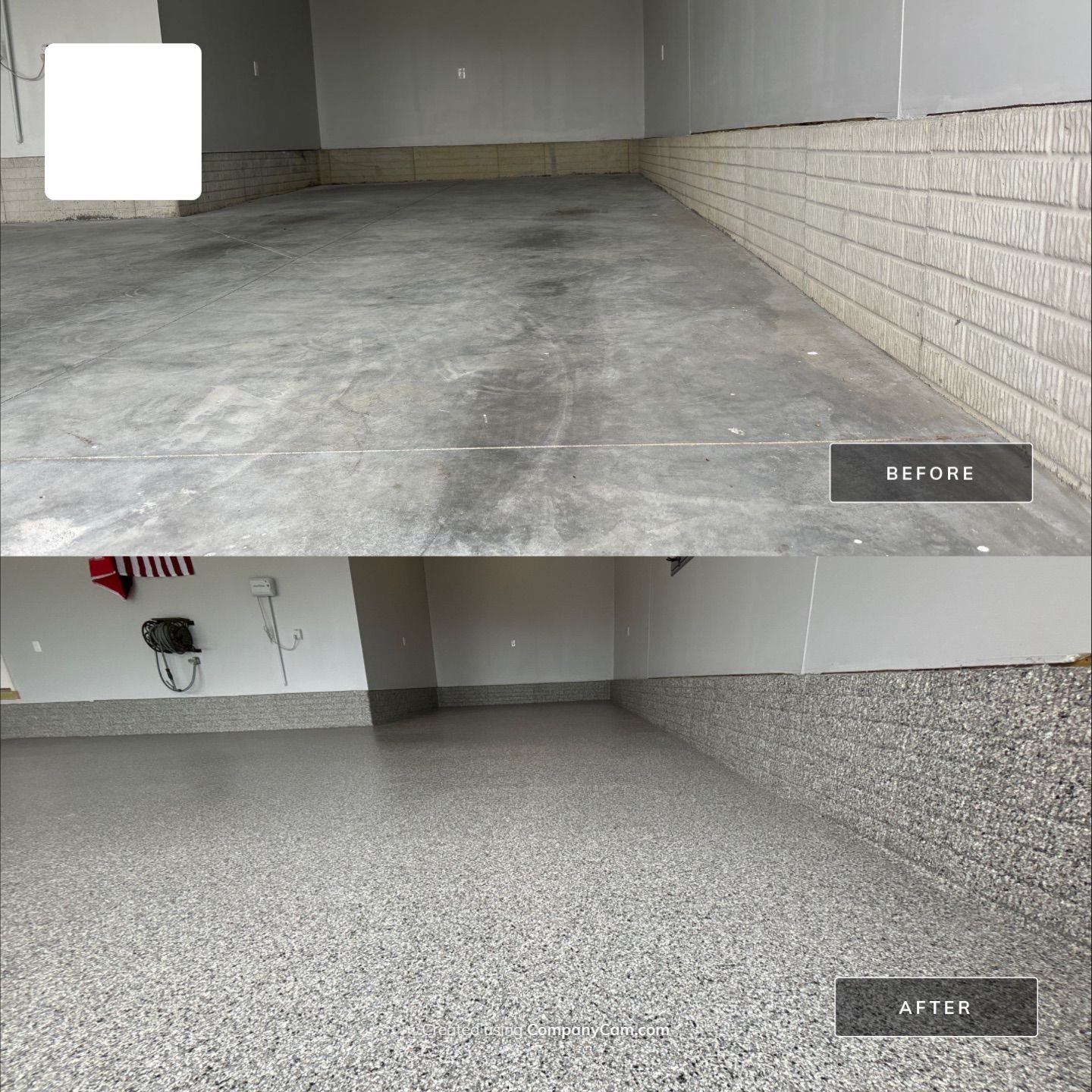 NEW Carbon Flake Coating by Revival Concrete Coatings, LLC