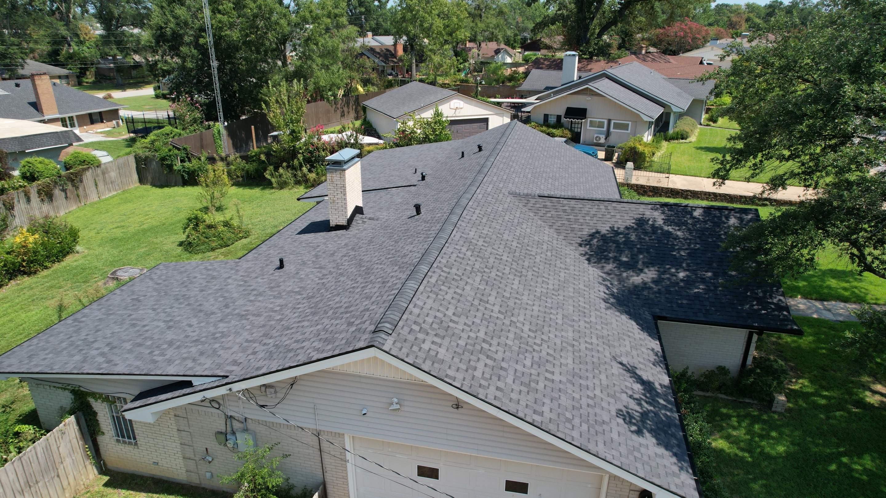 Residential Roofing Installation using Certainteed LandMark Class 3 - Moire Black by Sky High Roofing