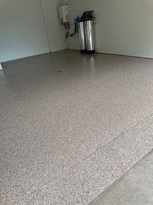 Garage Floor Coating using Waxwing