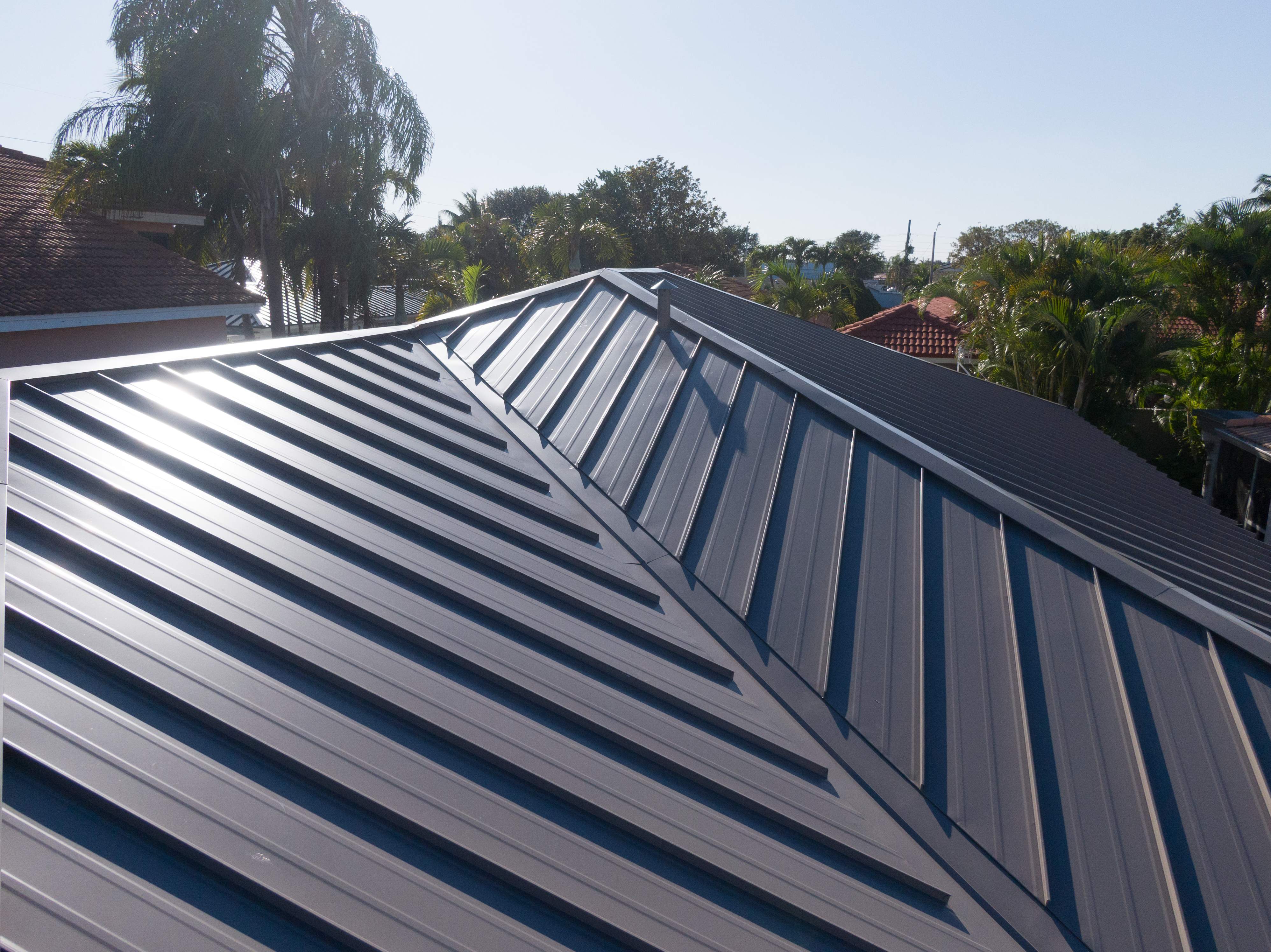 Metal Roof - Galvalume - Slate Gray by Istueta Roofing