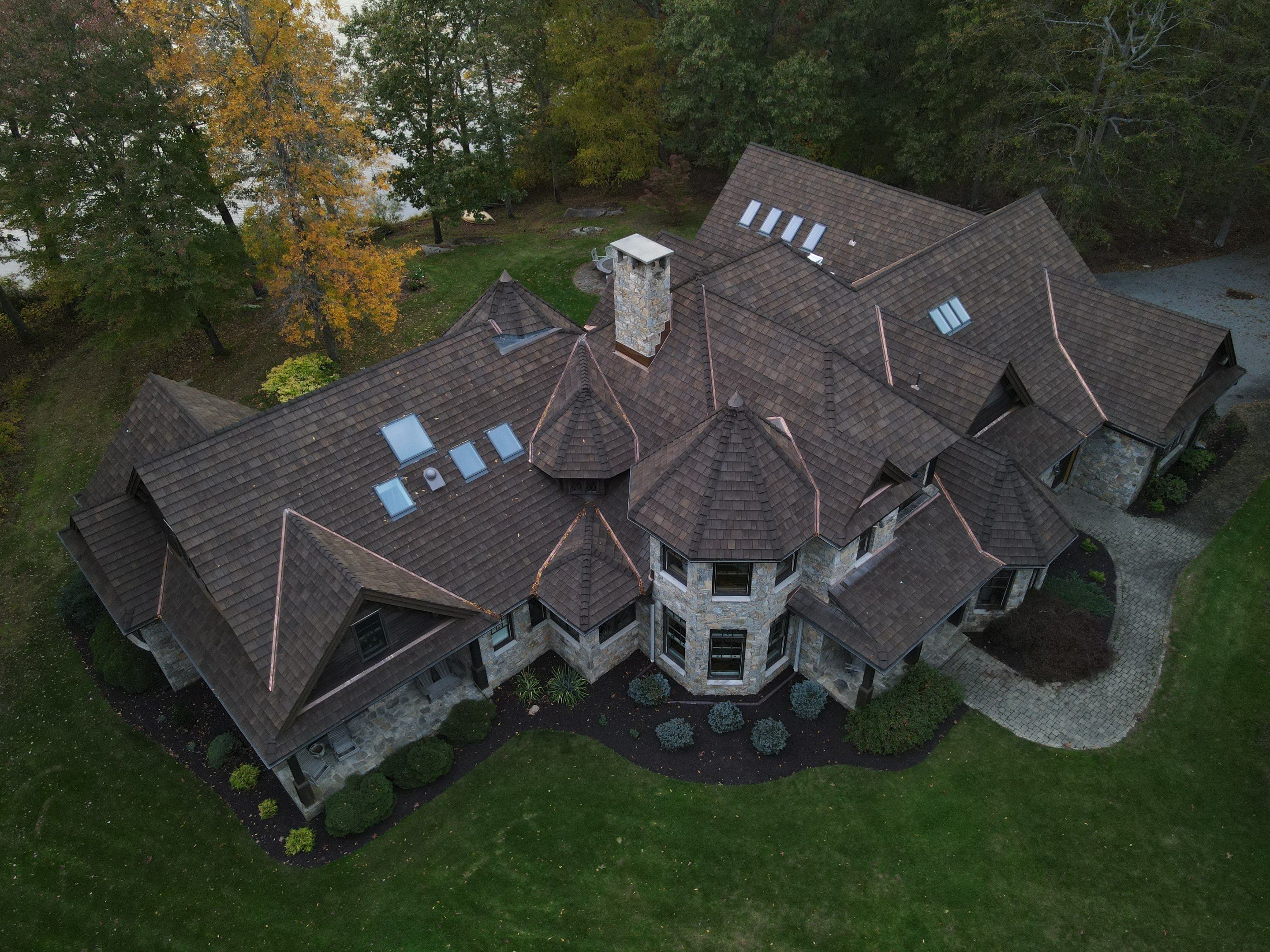 Private Residence - Composite Cedar Shake Roof Replacement  by Rinaldi Brothers