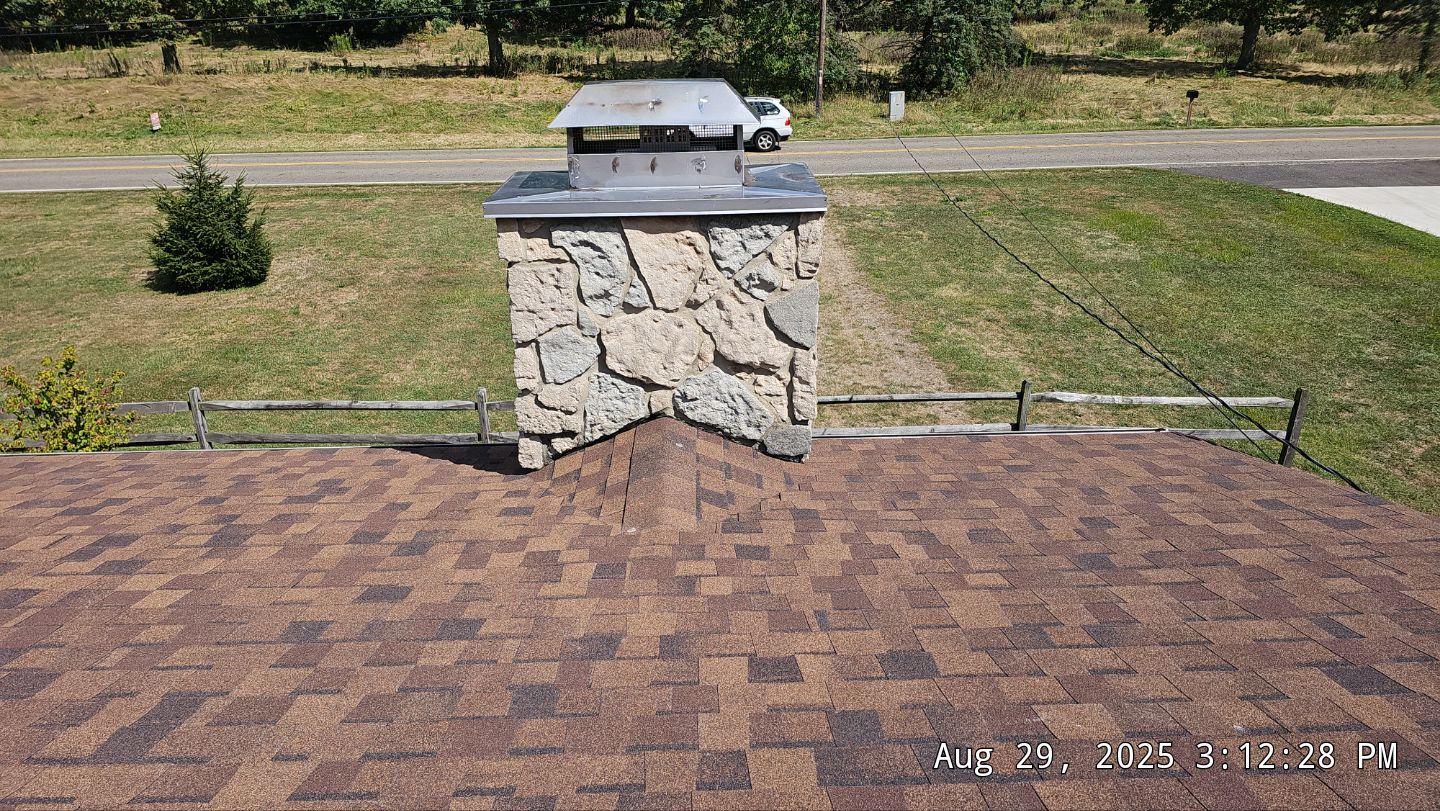Atlas Pinnacle, Color, Burnt Hickory, Drip Edge, Color, Royal Brown by Eagle Eye Roofing