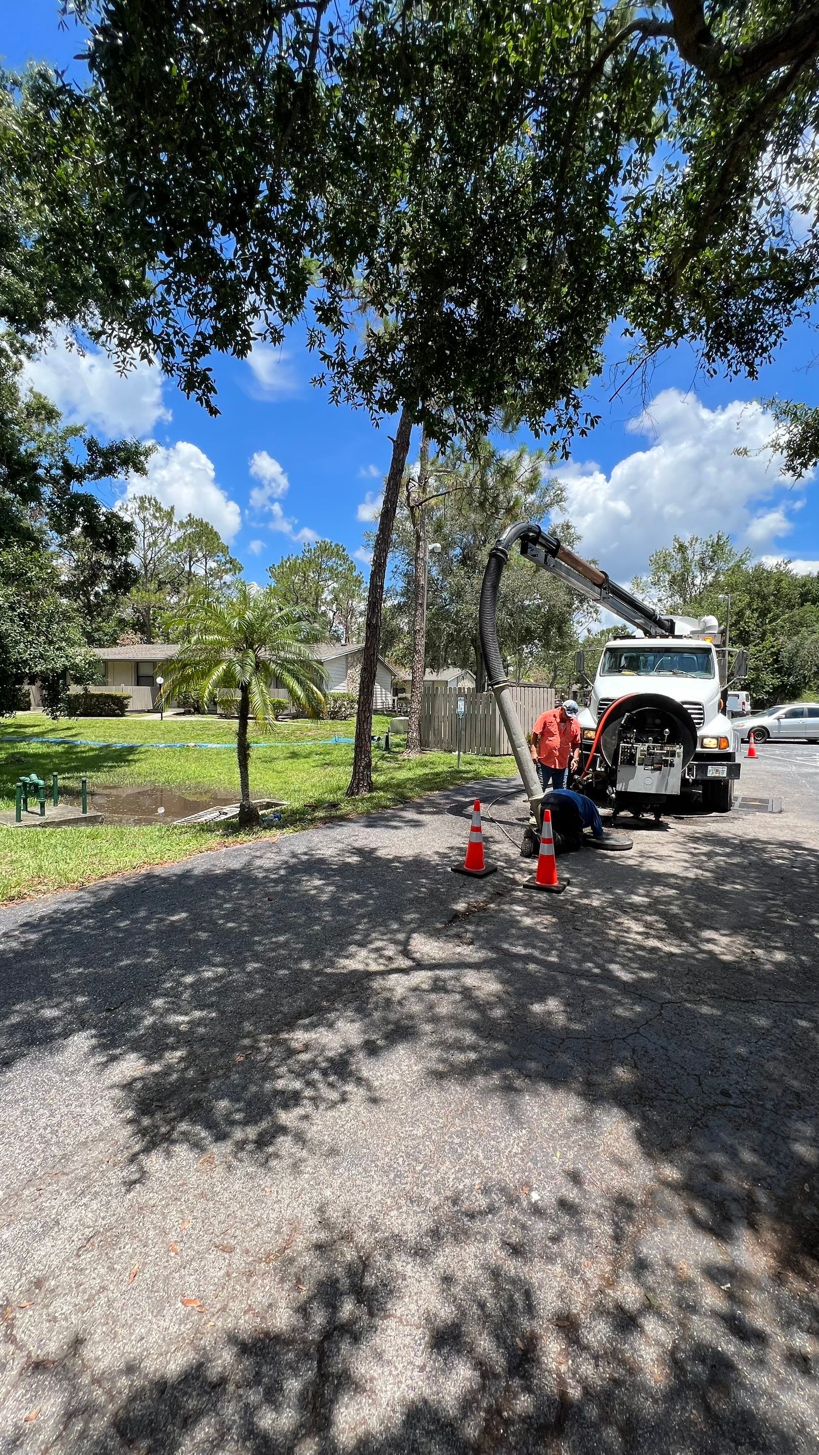 Apartment Complex Storm Water System Cleaning and Maintenance by APS Power & Water