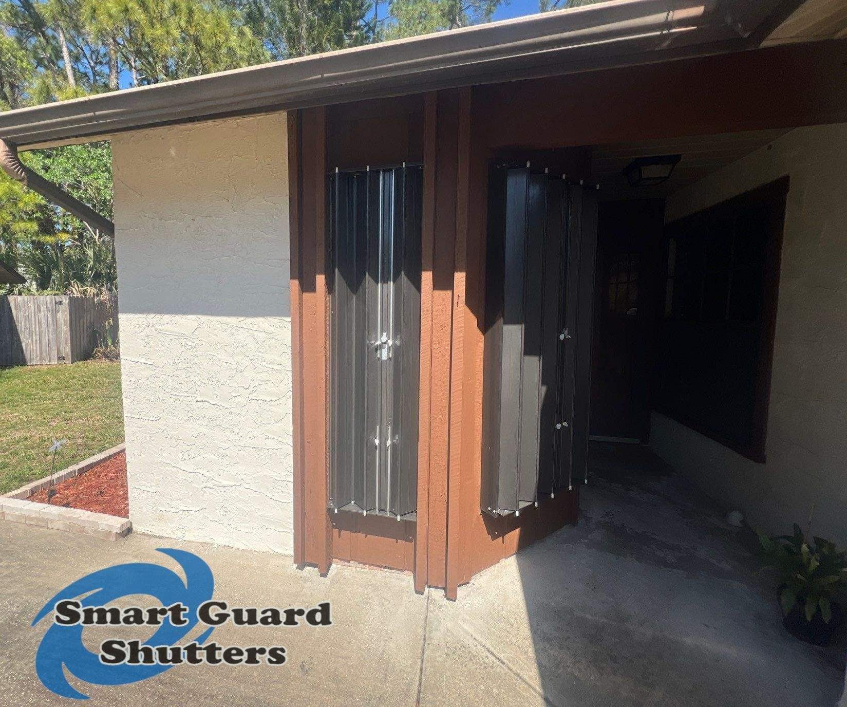 Hurricane Protection in Bronze by Smart Guard Shutters