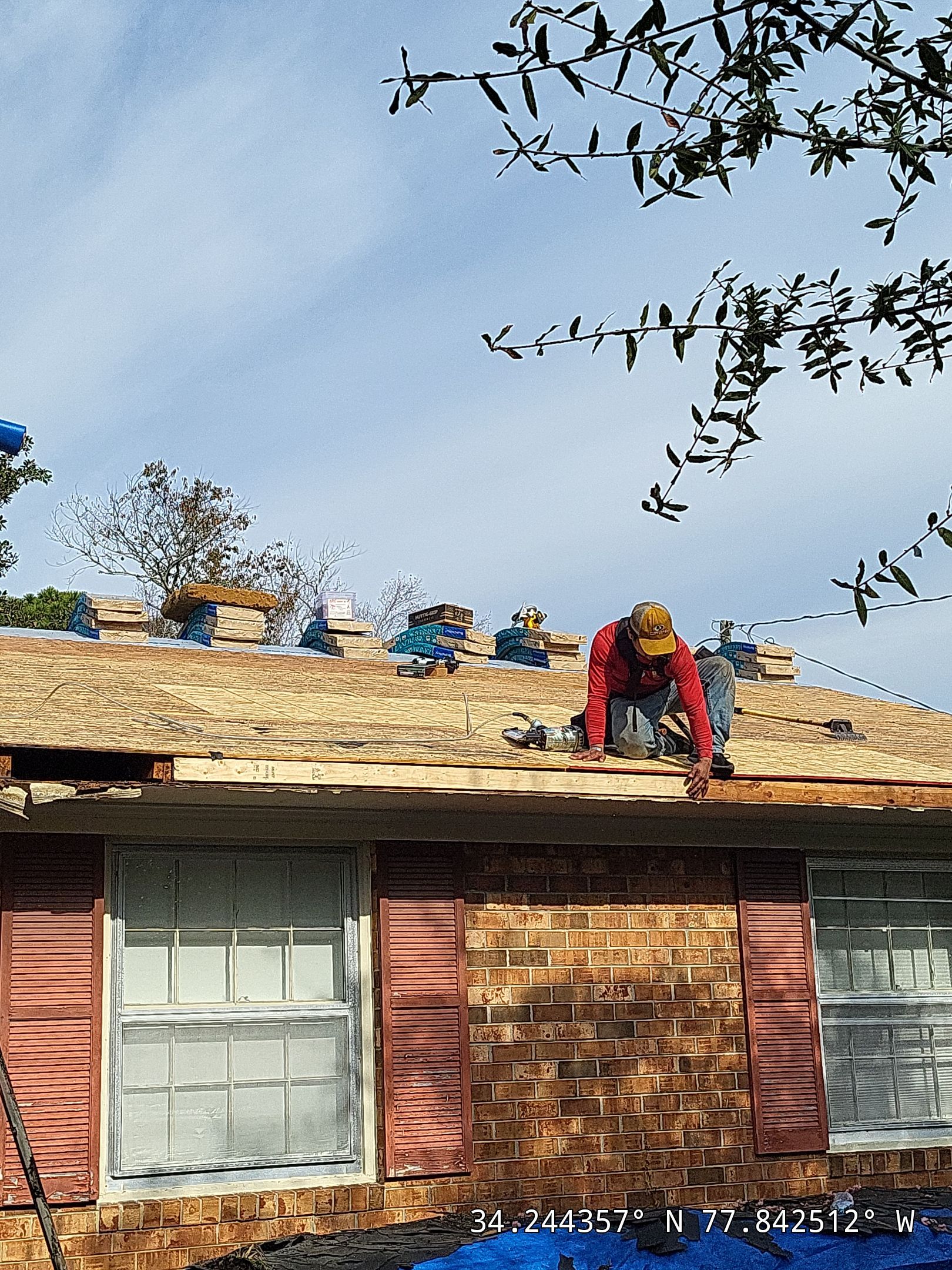 Roof Replacement in Wilmington, NC Using CertainTeed Landmark Shingles by RGR Construction and Roofing, LLC