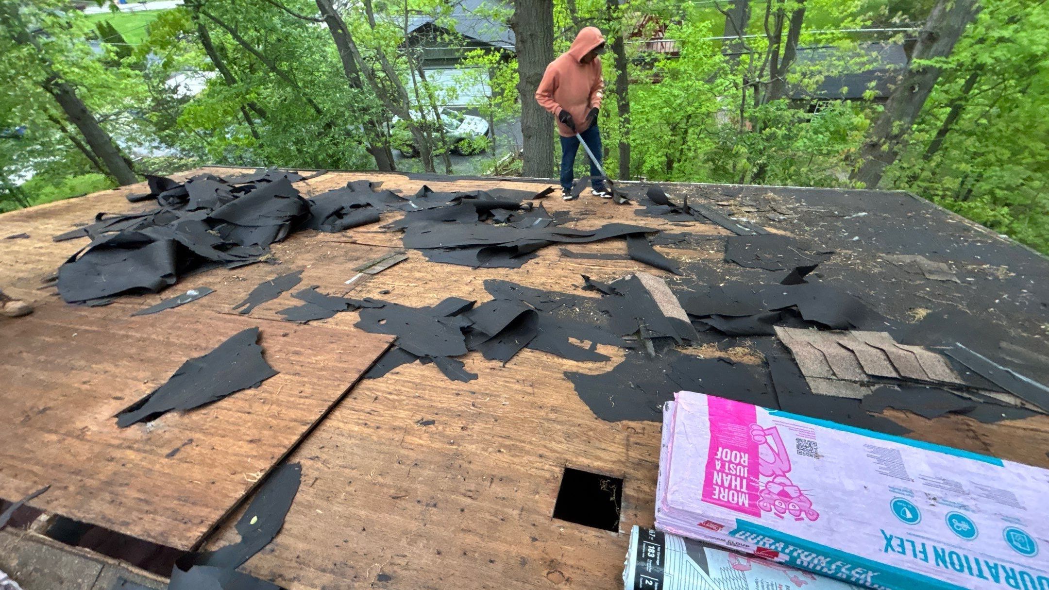 Roof Replacement using Owens Corning Storm Cloud by 180 Contractors