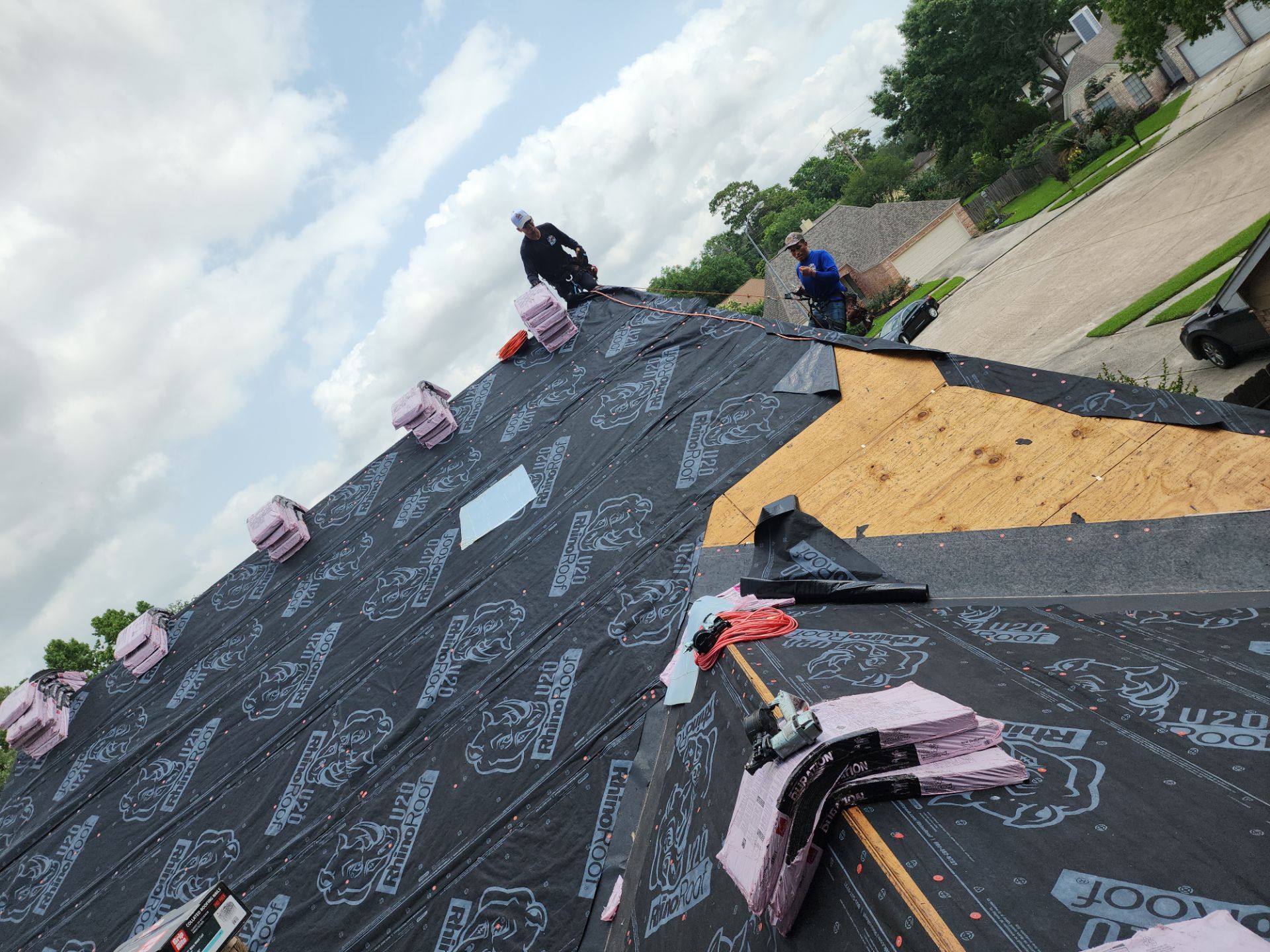 Residential Roofing Repair using Owen's Corning Duration (Lifetime) Shingles by Roof Repair Company