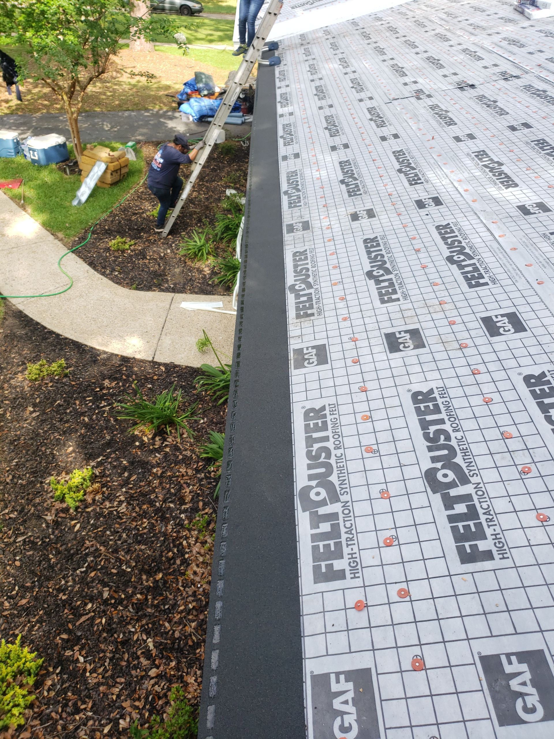 Residential Roofing Installation using Roof Replacement by American Roofing & Construction LLC
