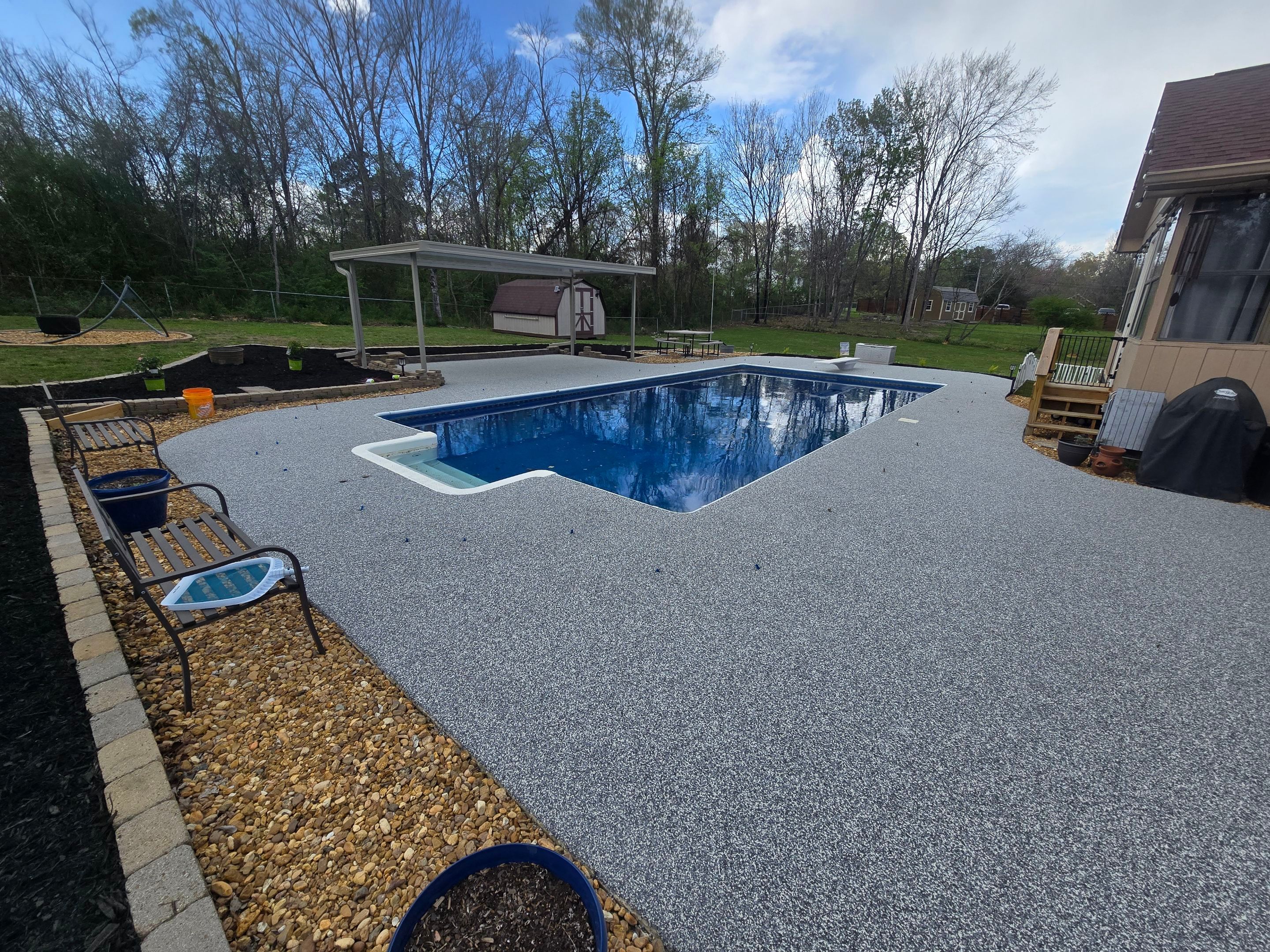 Pool Deck using Sterling by Elite Floor Solutions
