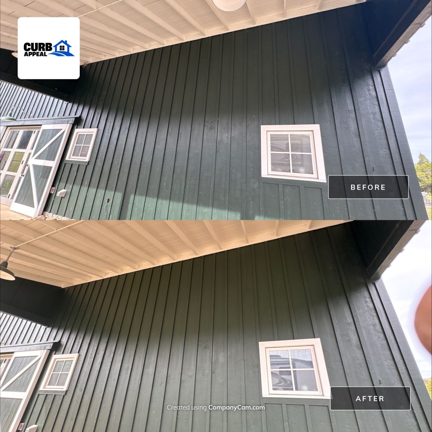 Exterior Siding and Porch Soft Wash in Georgetown, Tennessee by Curb Appeal 