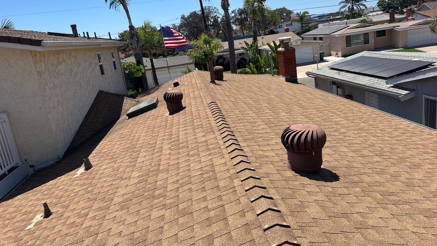 San Diego Residential Roof Replacement and Fascia Wood Repair by Reliable Roofing San Diego Inc.