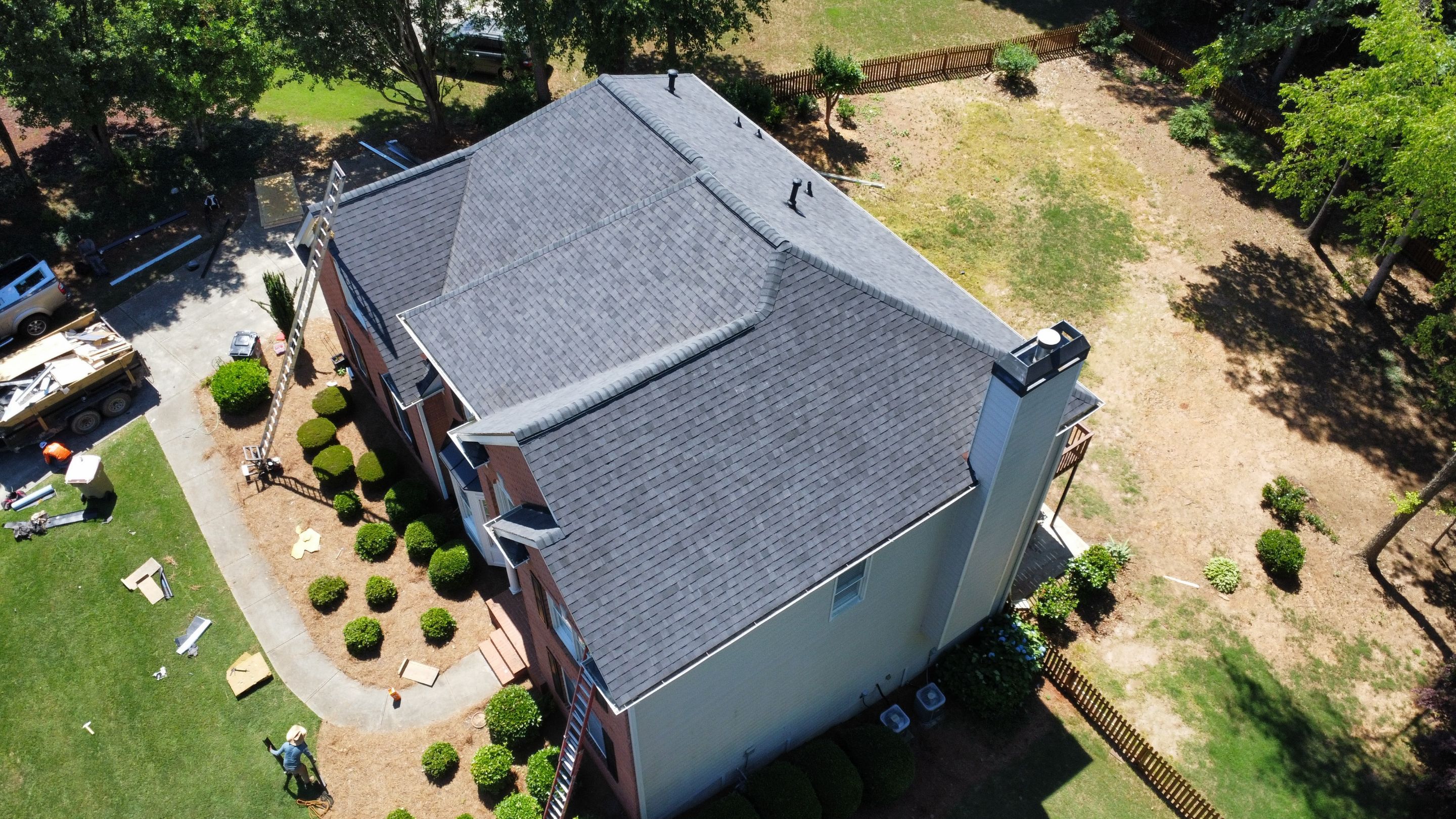 Cumming GA Roof Replacement CertainTeed Landmark Moire Black by Reset Roofing
