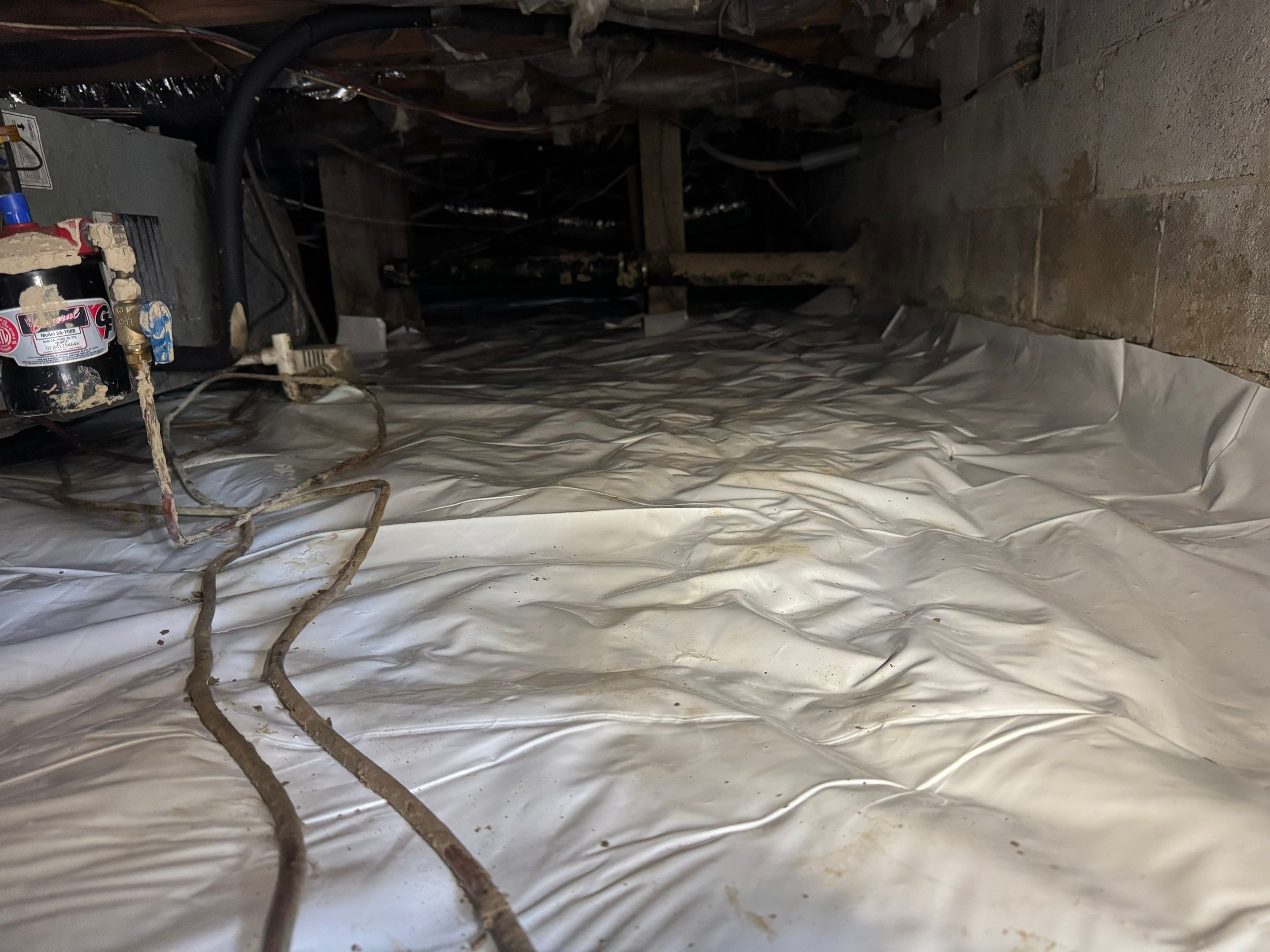 Project in Spring Grove by Patriot Crawl Space Repairs