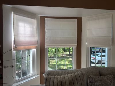 Roman and Honeycomb Shade Project in District Heights, MD