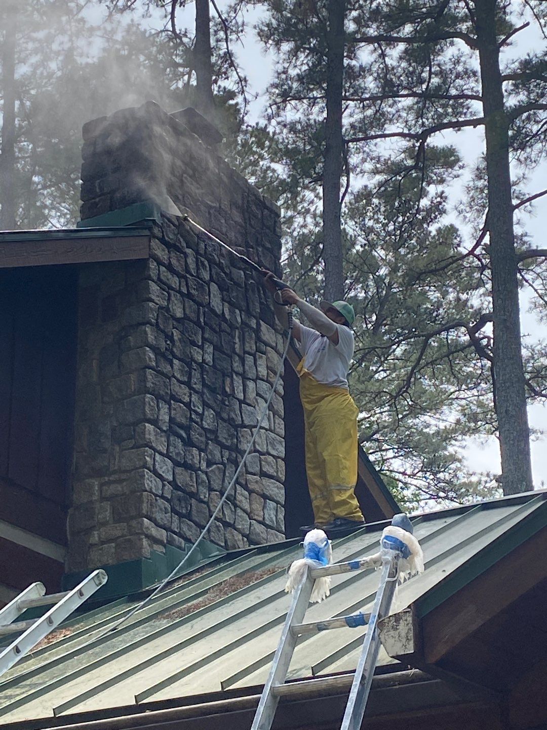 Chesapeake Log Cabin by AKK Painting LLC