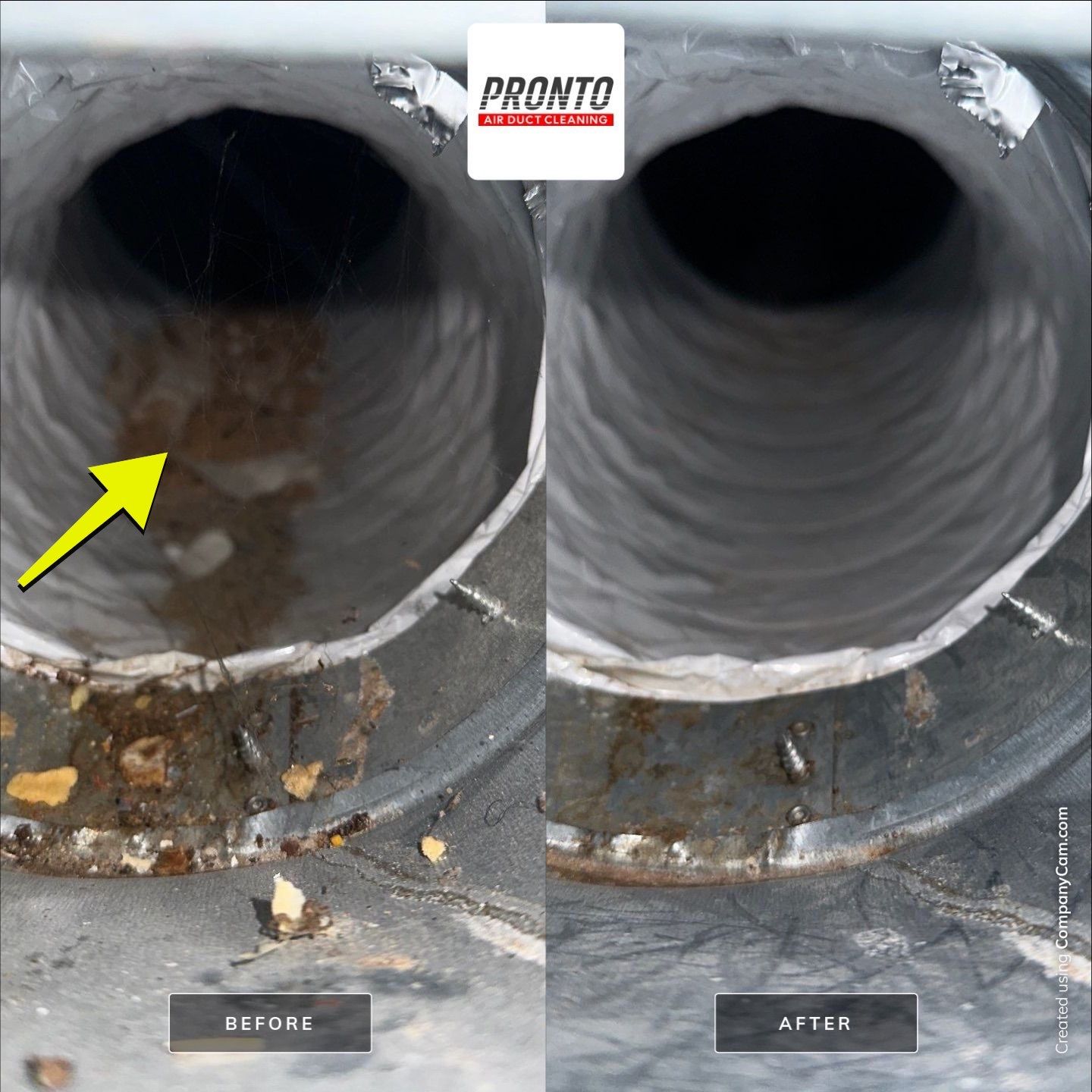 Air duct cleaning using Hypervac by Pronto Air Duct Cleaning