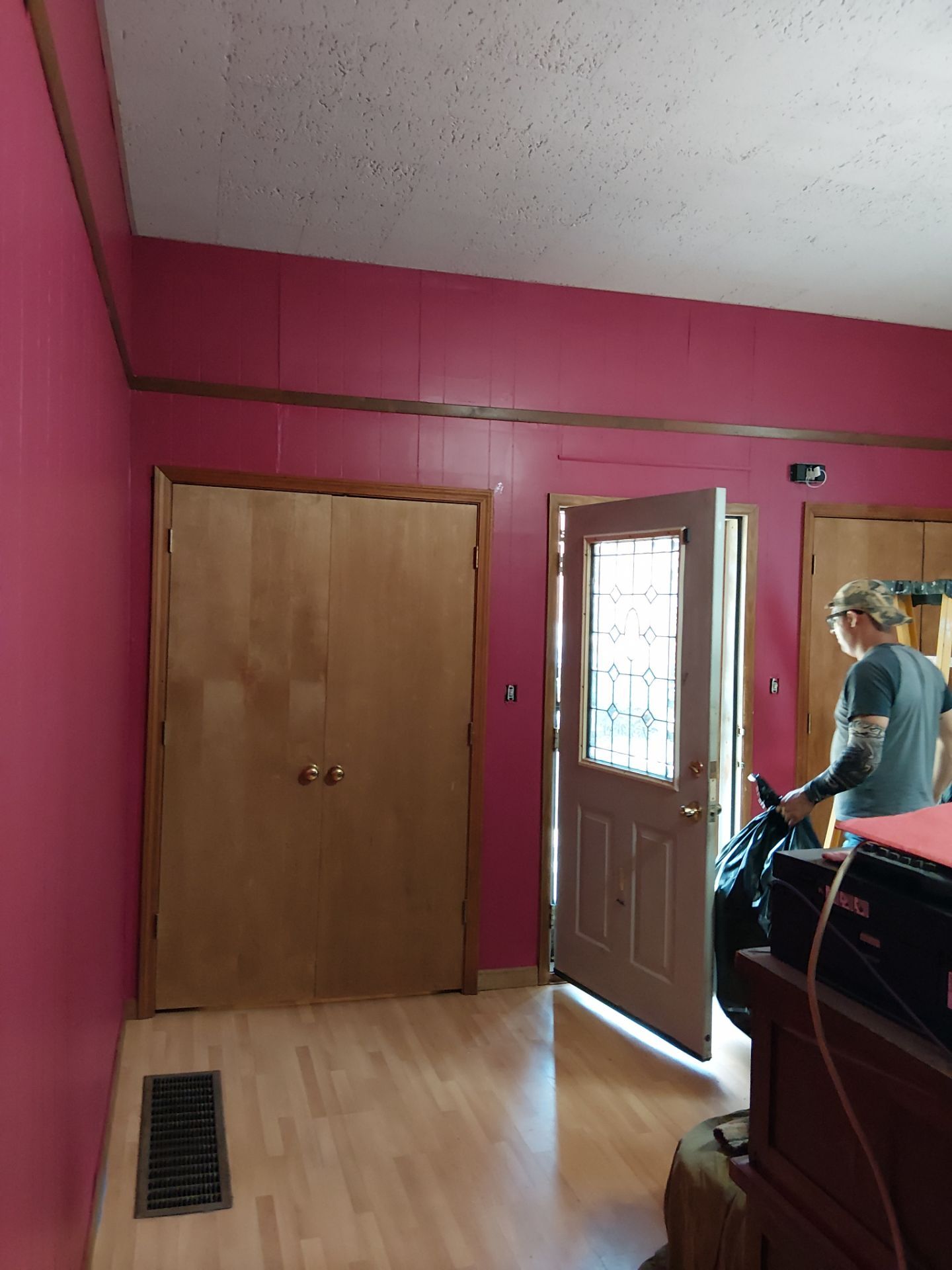 Interior Transformation: Refreshing Wood Paneling by Legendary Services Company LLC.