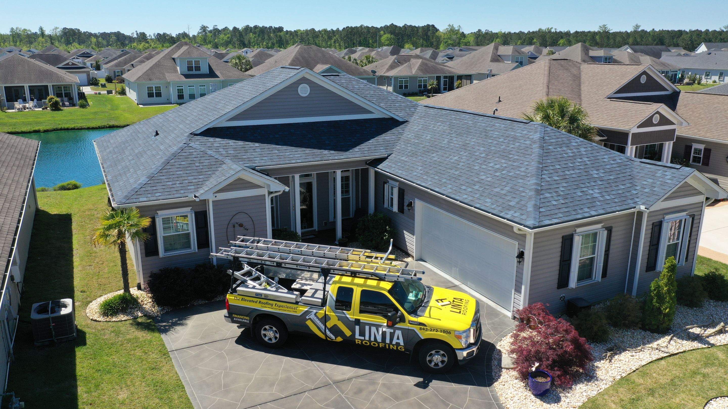IKO Dynasty- Atlantic Blue by Linta Roofing