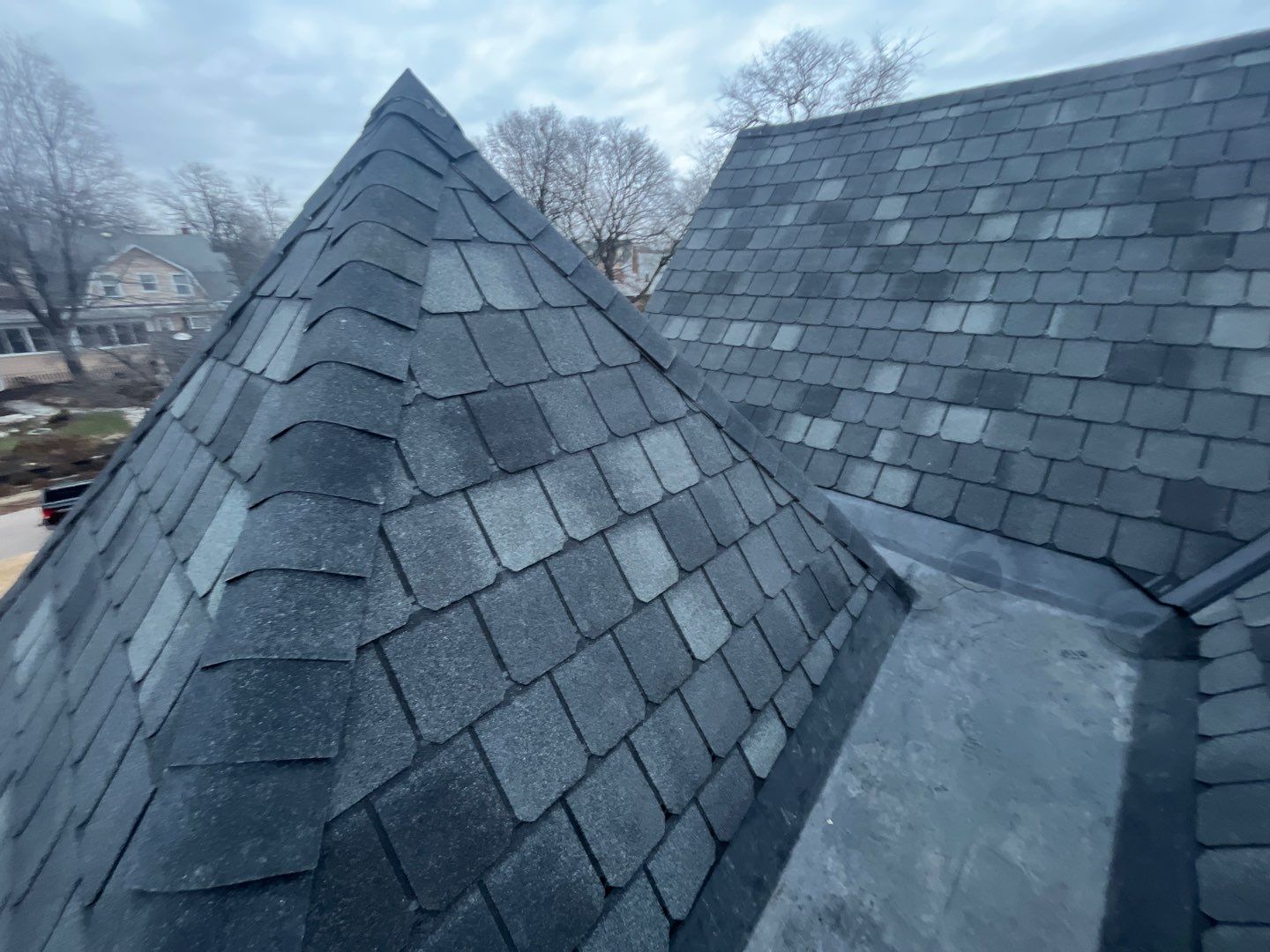 Slate Roof Removal using Atlas Storm Master Slate by Total Exteriors