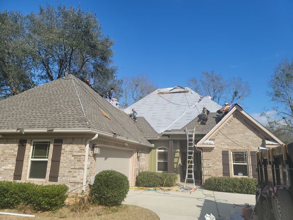 Residential Roofing Installation using Roof Replacement by American Roofing & Construction LLC