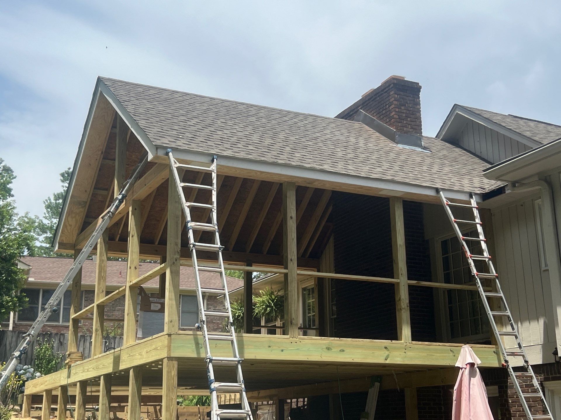 Burntleaf - Screen Porch by Pillar and Pine
