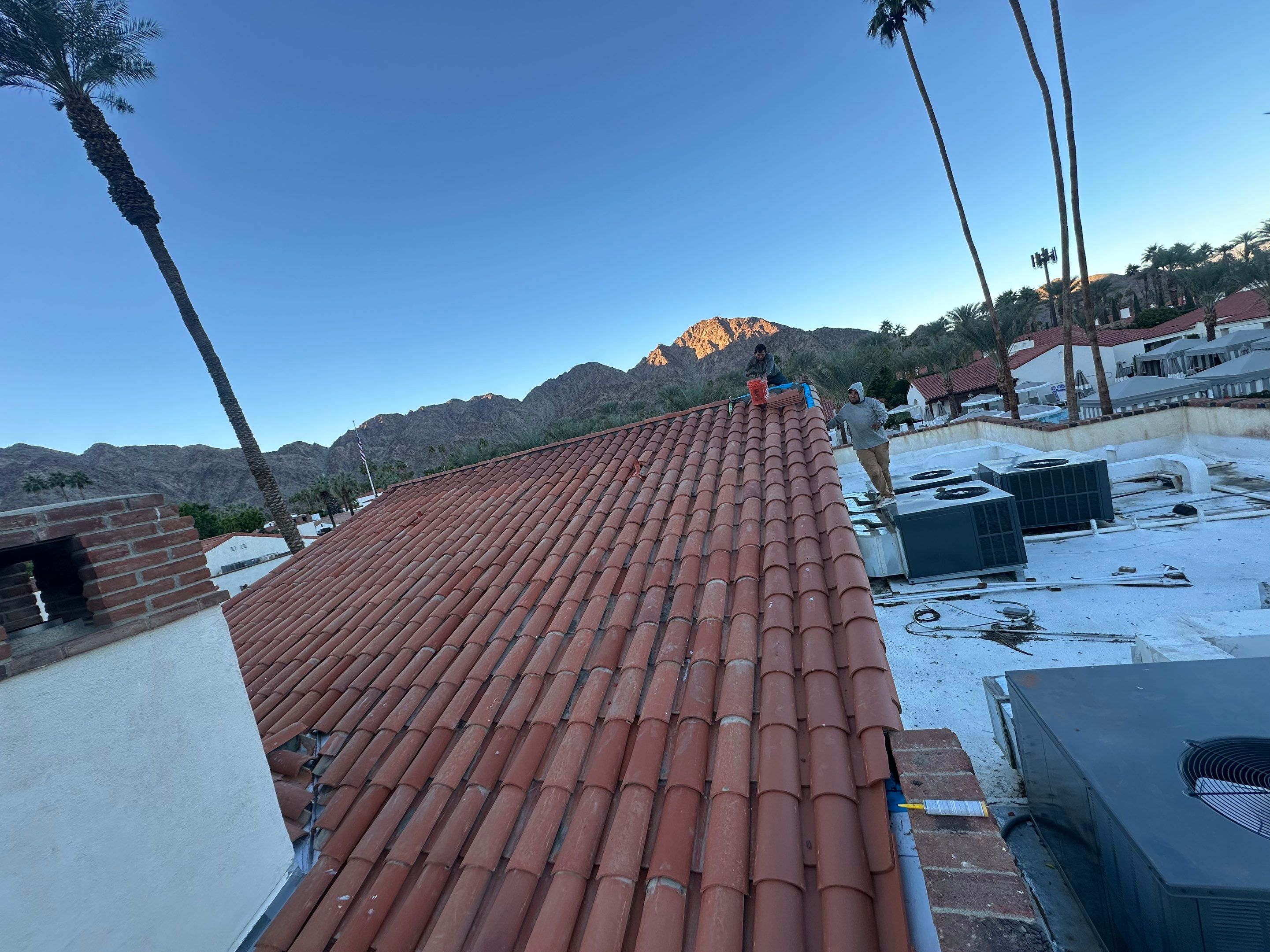 Project in La Quinta by Desert Roof Concepts