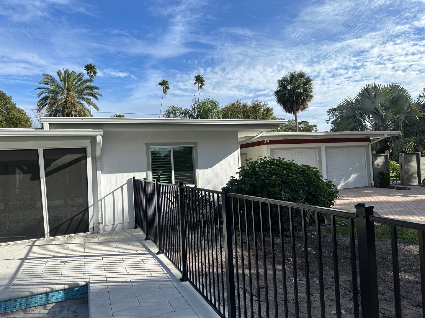 Aluminum Fence Installation using Black 3 Rail Aluminum Fence by Asap fence and gates, LLC