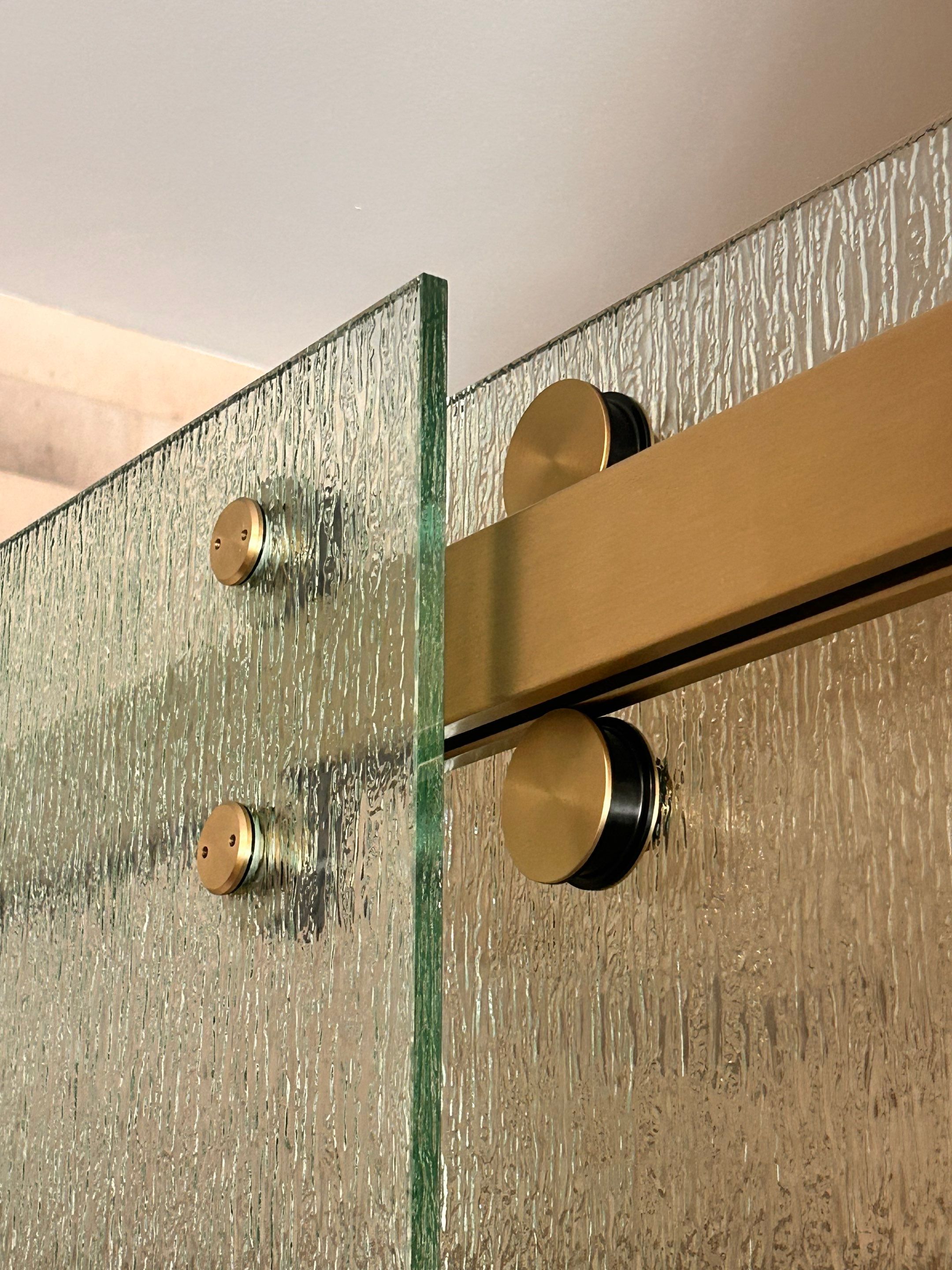 Frameless Sliding Shower Doors by Cheshire Glass Company