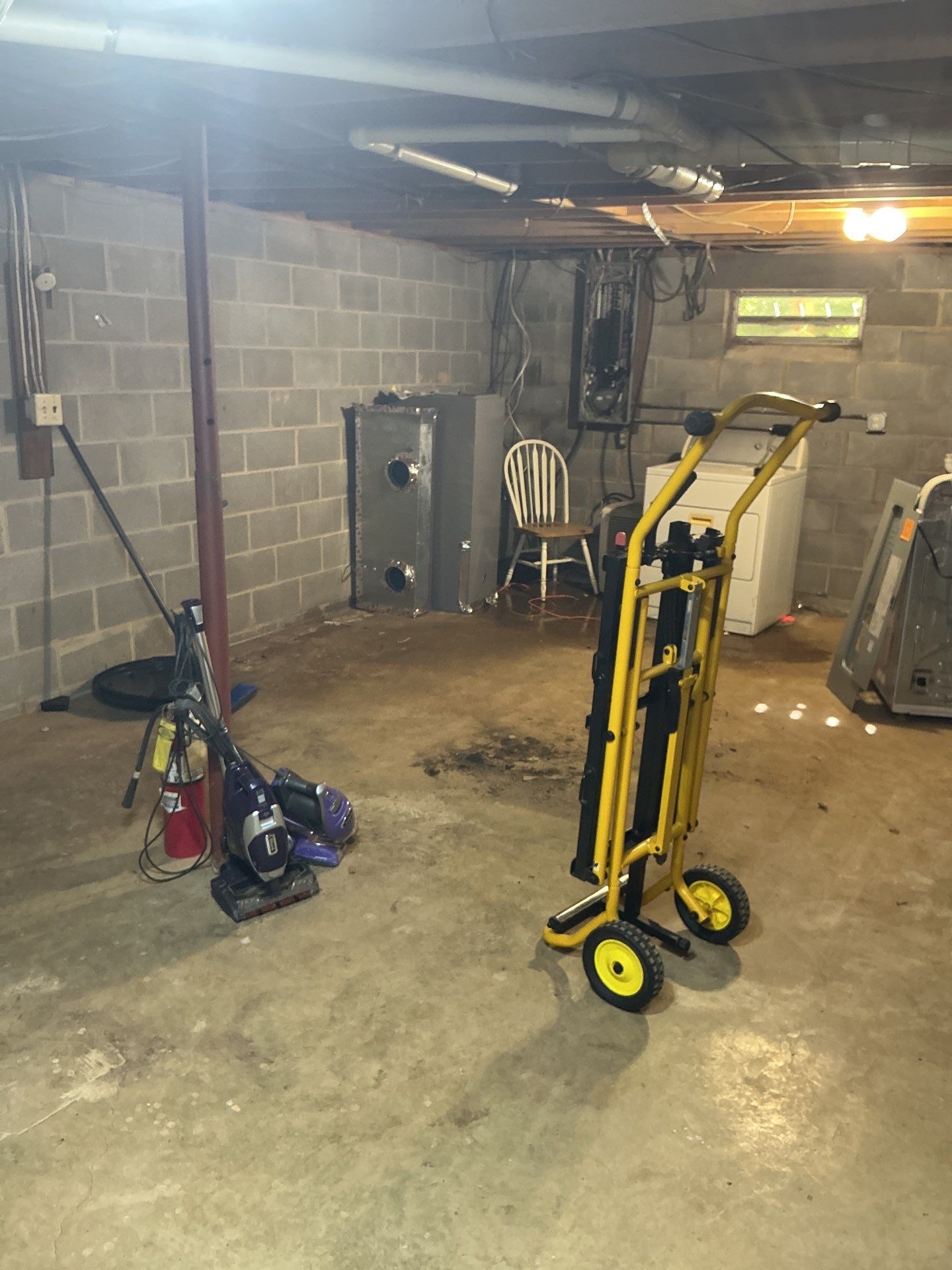 Mitsubishi Mini-split install in Stanley by Elemental Heating and air conditioning LLC