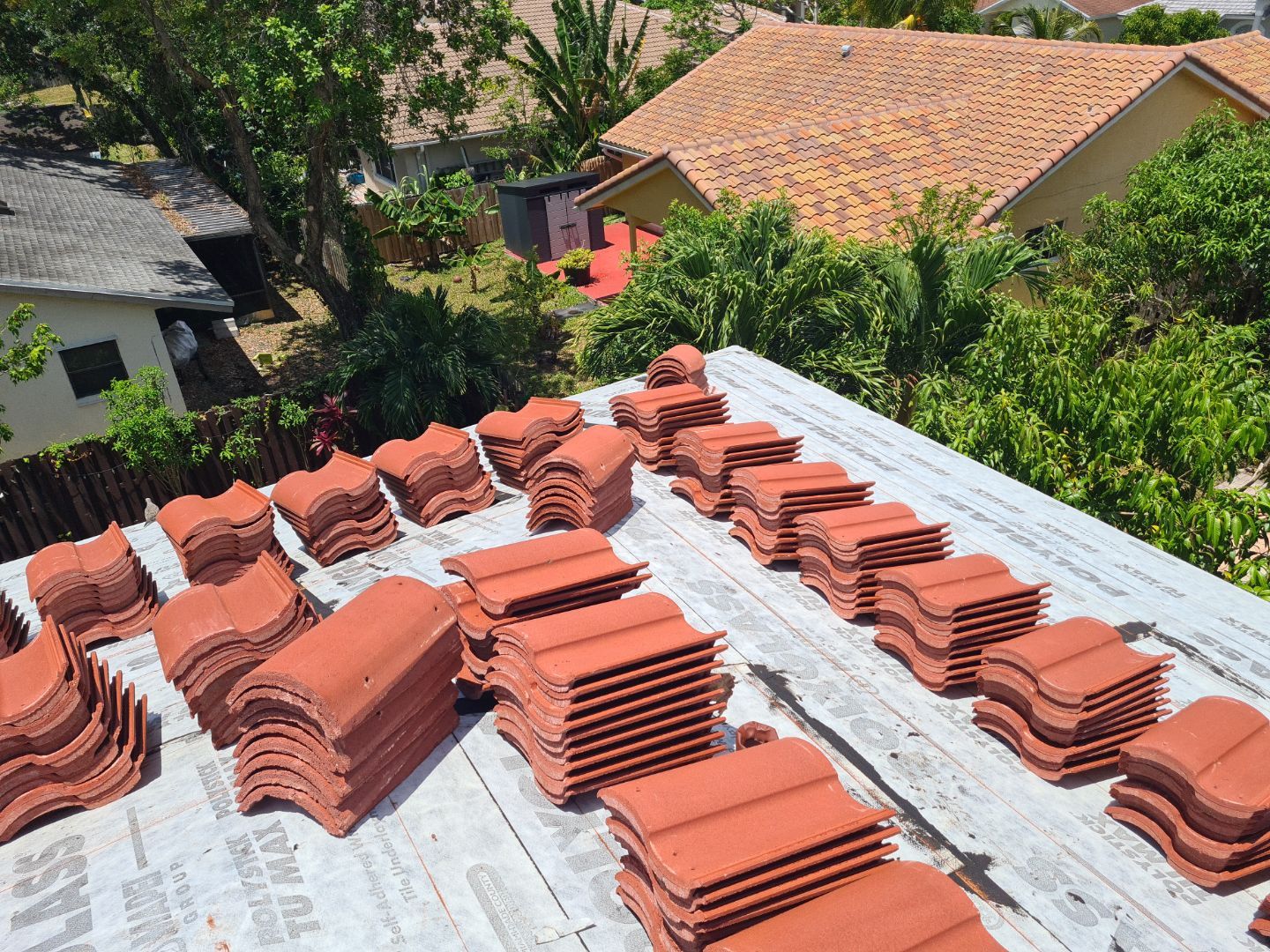 Residential Roofing Installation using Eagle Roofing Tile by BLUES BROTHERS ROOFING