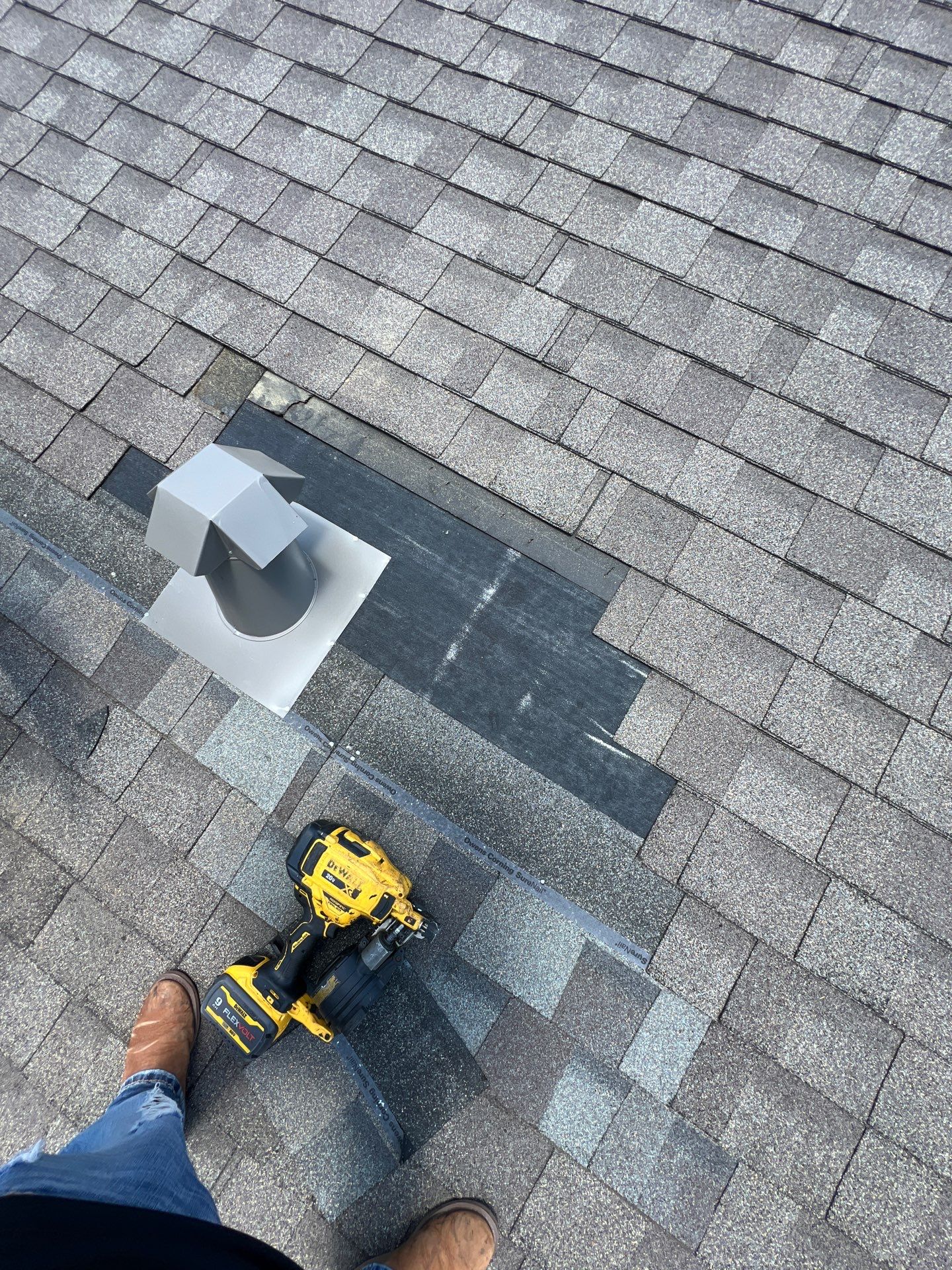 Hail Damage using Owen's Corning Duration (Lifetime) Shingles by Roof Repair Services LLC