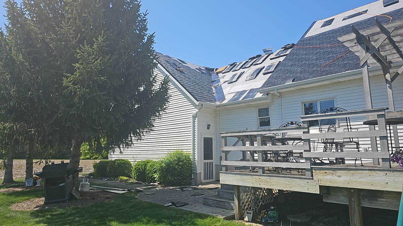 Residential Roofing Installation using Euro Shield Beaumount Shake Black by Nitro Roofing and Construction