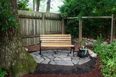 Flagstone Bench Example