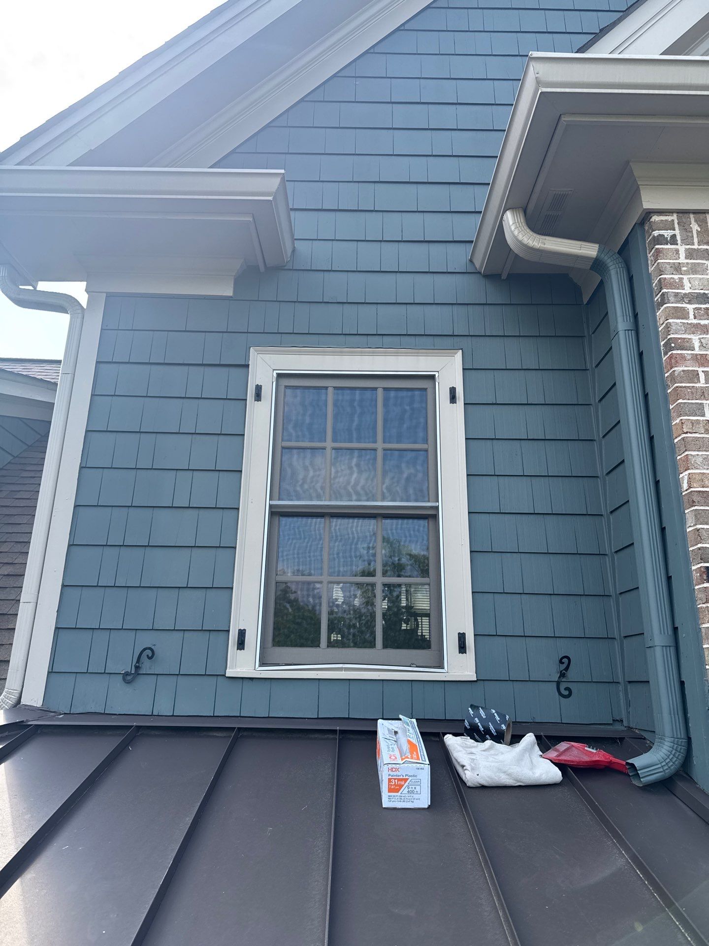 General Exterior Remodeling with Cedar Shakes and Custom Windows in Marietta by Swift Home Renovations