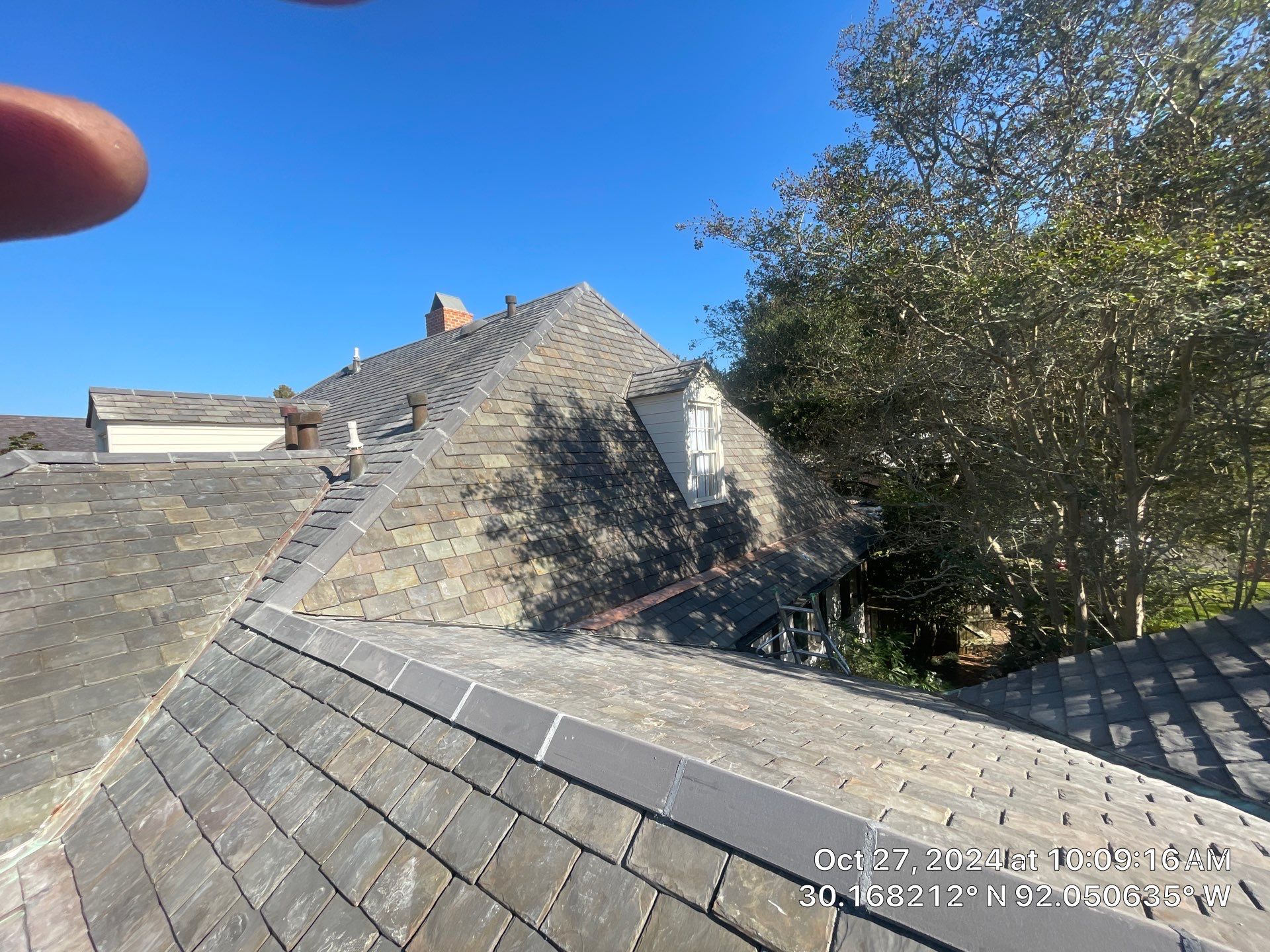 Slate Install on an A Hays Town Home by Ahm Construction LLC