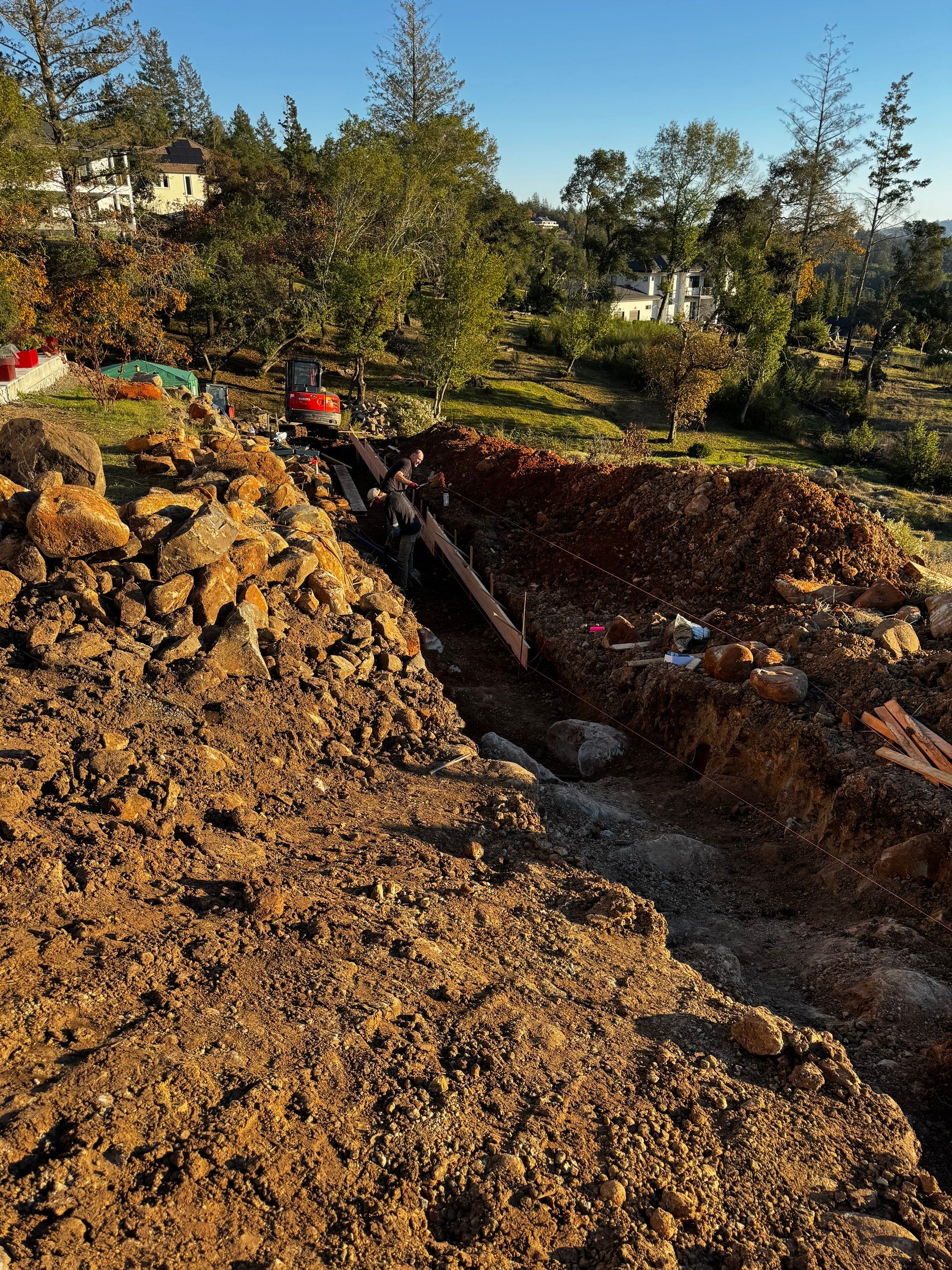 Retaining wall by JRS Construction