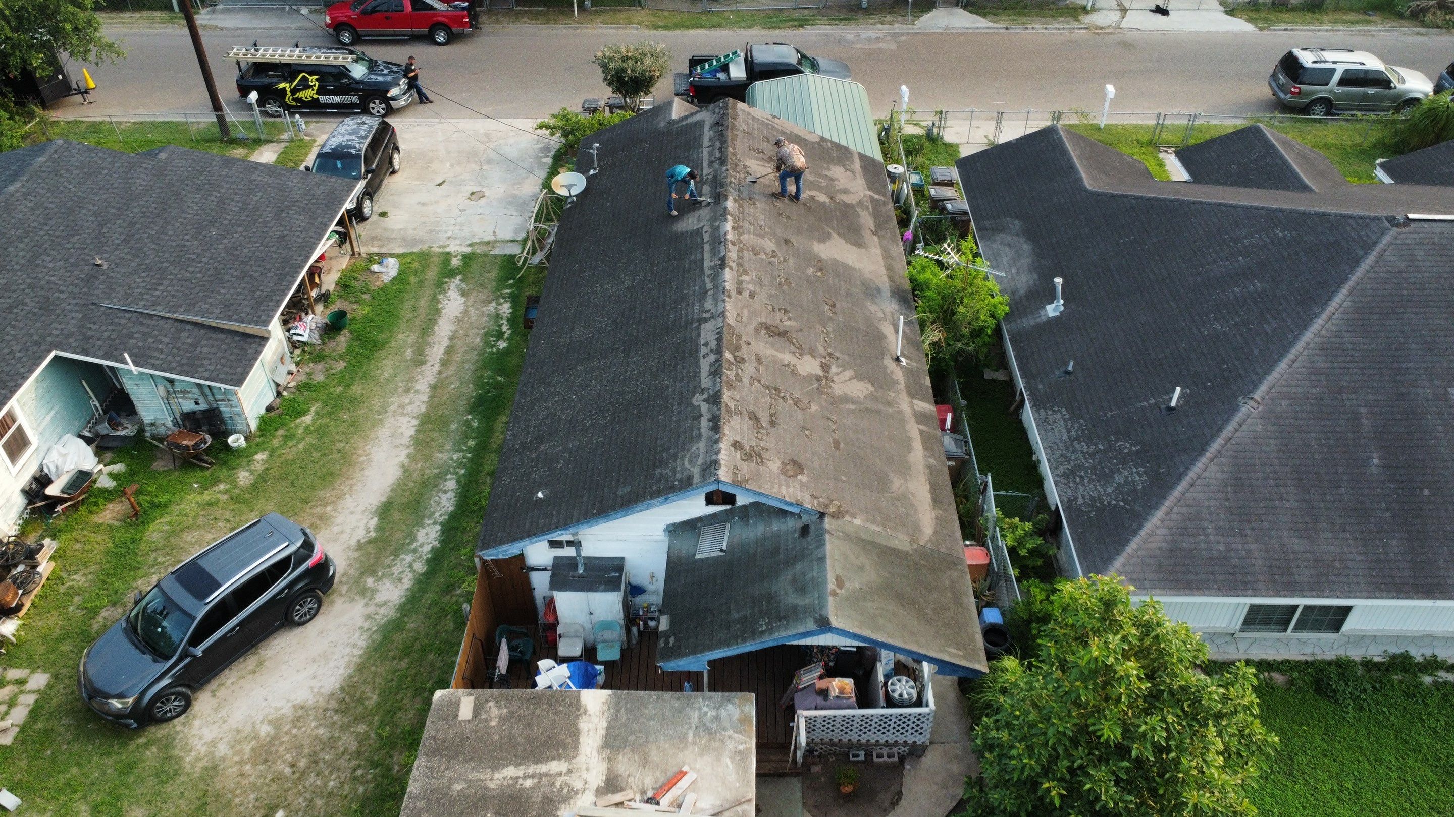 Project in Donna by Bison Roofing  