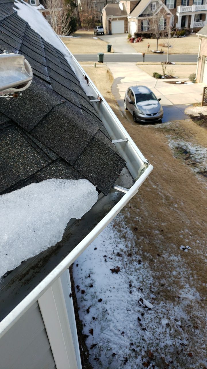 Gutter Cleaning using water by Power Wash Masters LLC