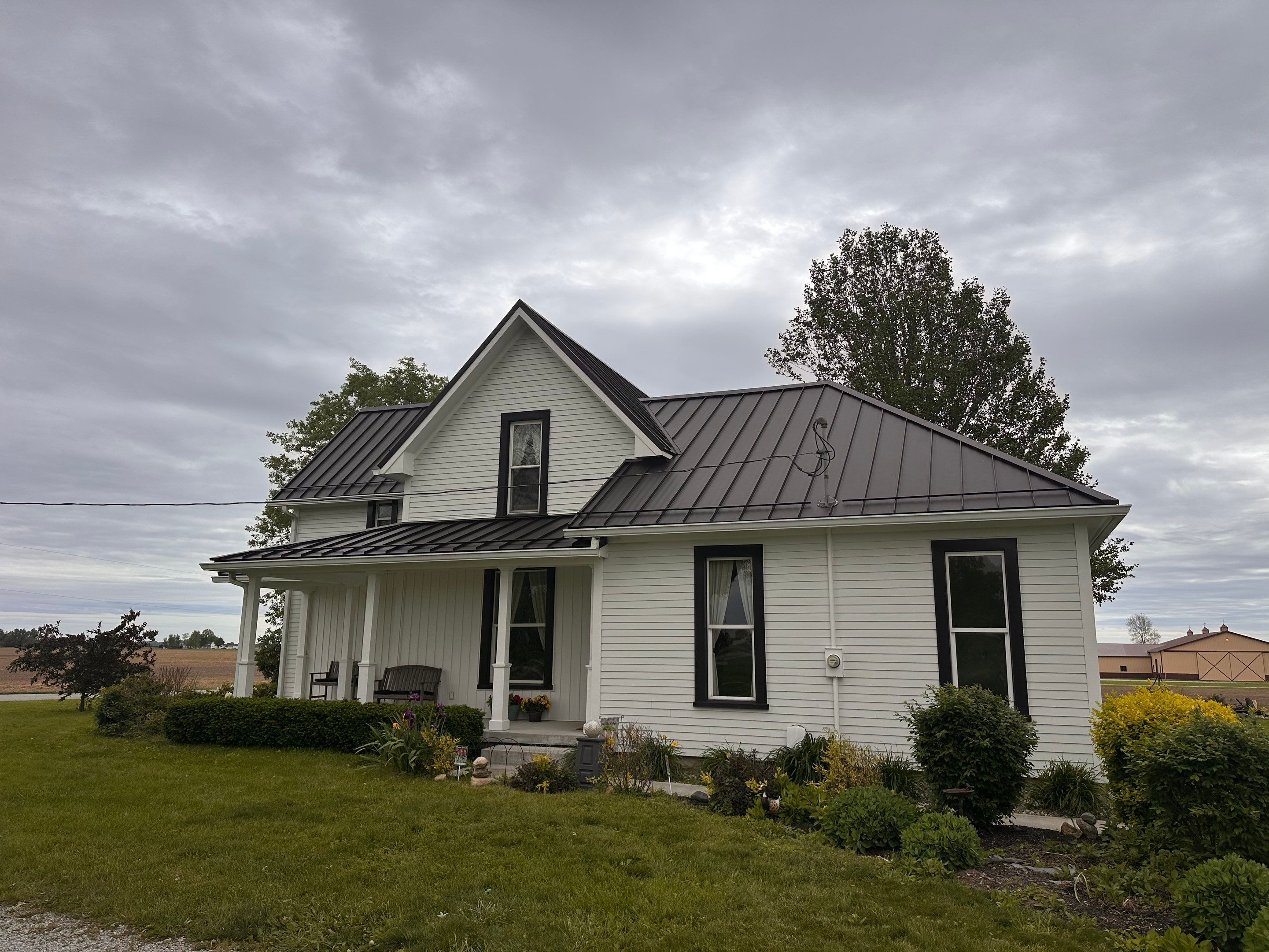 Standing Seam Metal Roof Transformation in Atlanta, IN by 4Ever Metal Roofing
