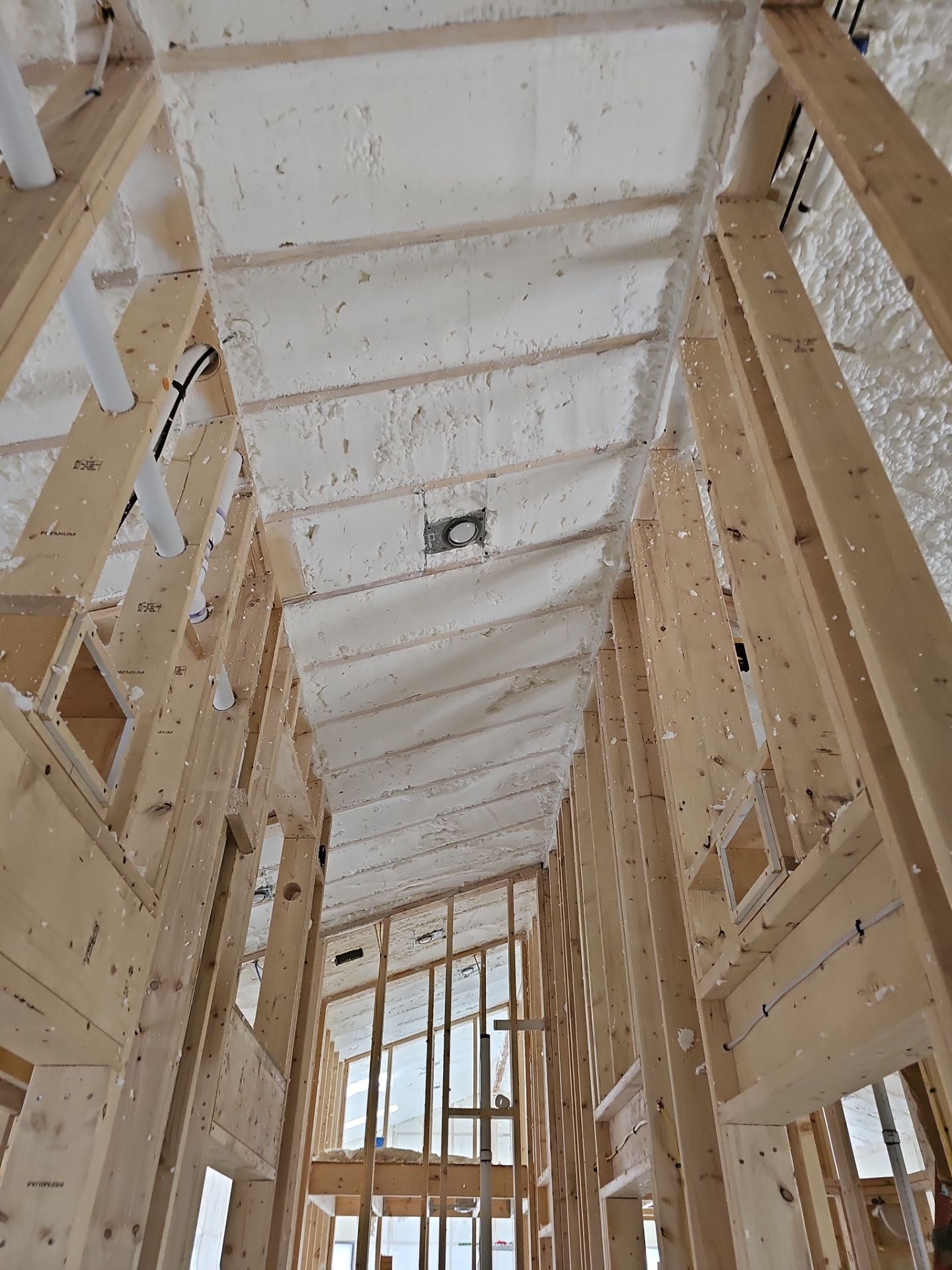 Spray Foam Insulation using open cell spray foam by NYS Foam & Energy