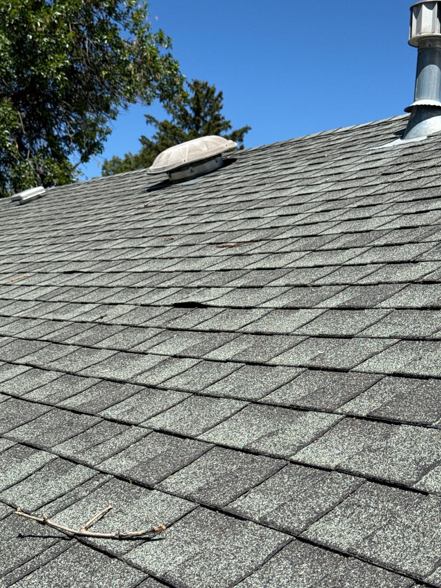Residential Roof Replacement With Gray Architectural Shingles in Boise by Olive Roofing